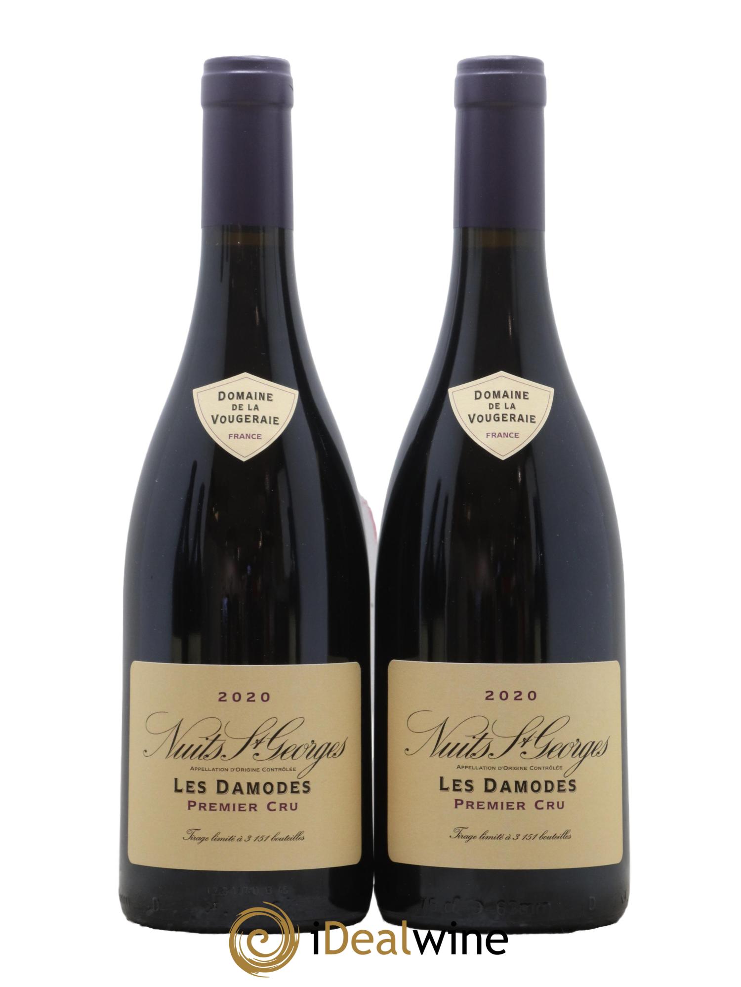 Nuits-Saint-Georges 1er Cru Les Damodes La Vougeraie 2020 - Lot de 2 bouteilles - 0