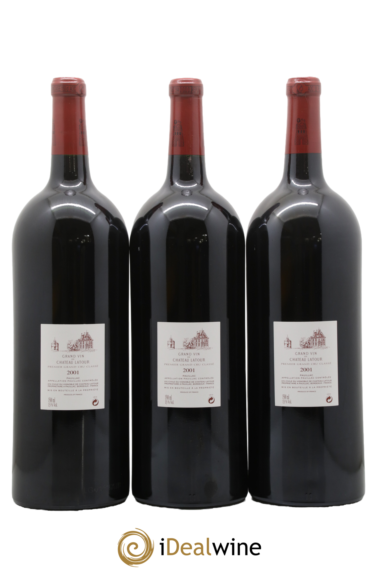 Château Latour 1er Grand Cru Classé 2001 - Lot de 6 magnums - 2