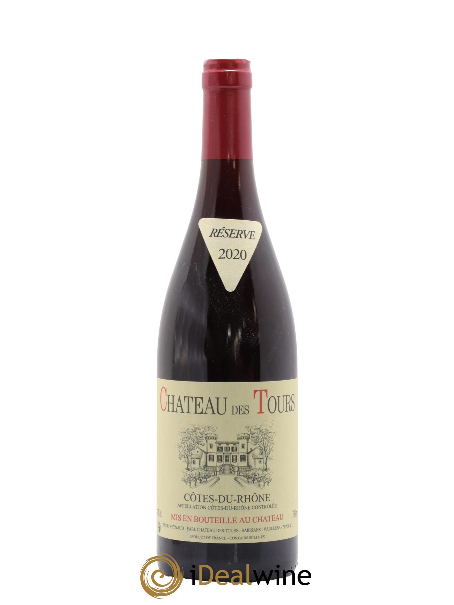 Côtes-du-Rhône Château des Tours Emmanuel Reynaud 2020 - Lot de 1 bouteille - 0