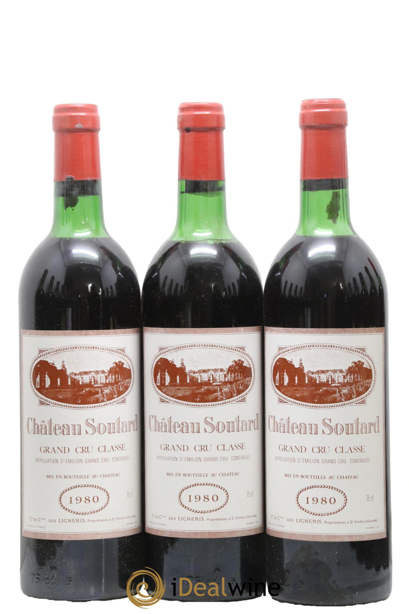 Château Soutard Grand Cru Classé 1980 - Lot de 6 bouteilles - 2
