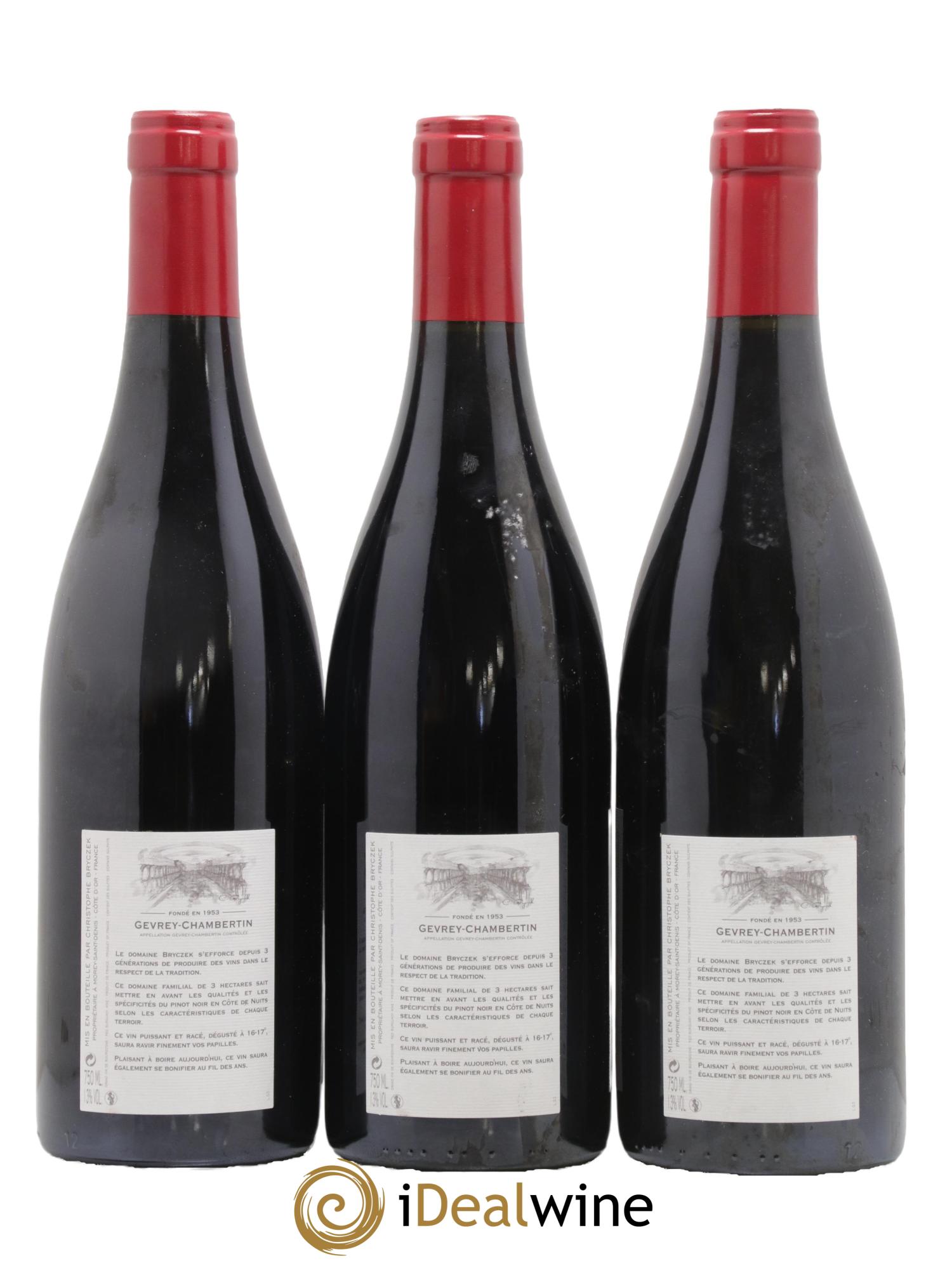 Gevrey-Chambertin Aux Echezeaux Christophe Bryczek 2019 - Lot de 3 bouteilles - 1