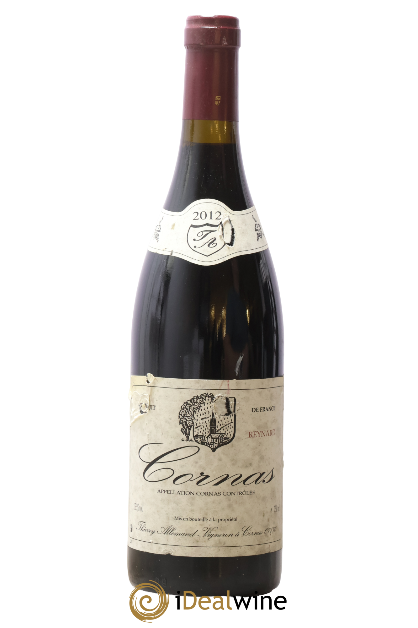 Cornas Reynard Thierry Allemand 2012 - Lot de 1 bouteille - 0
