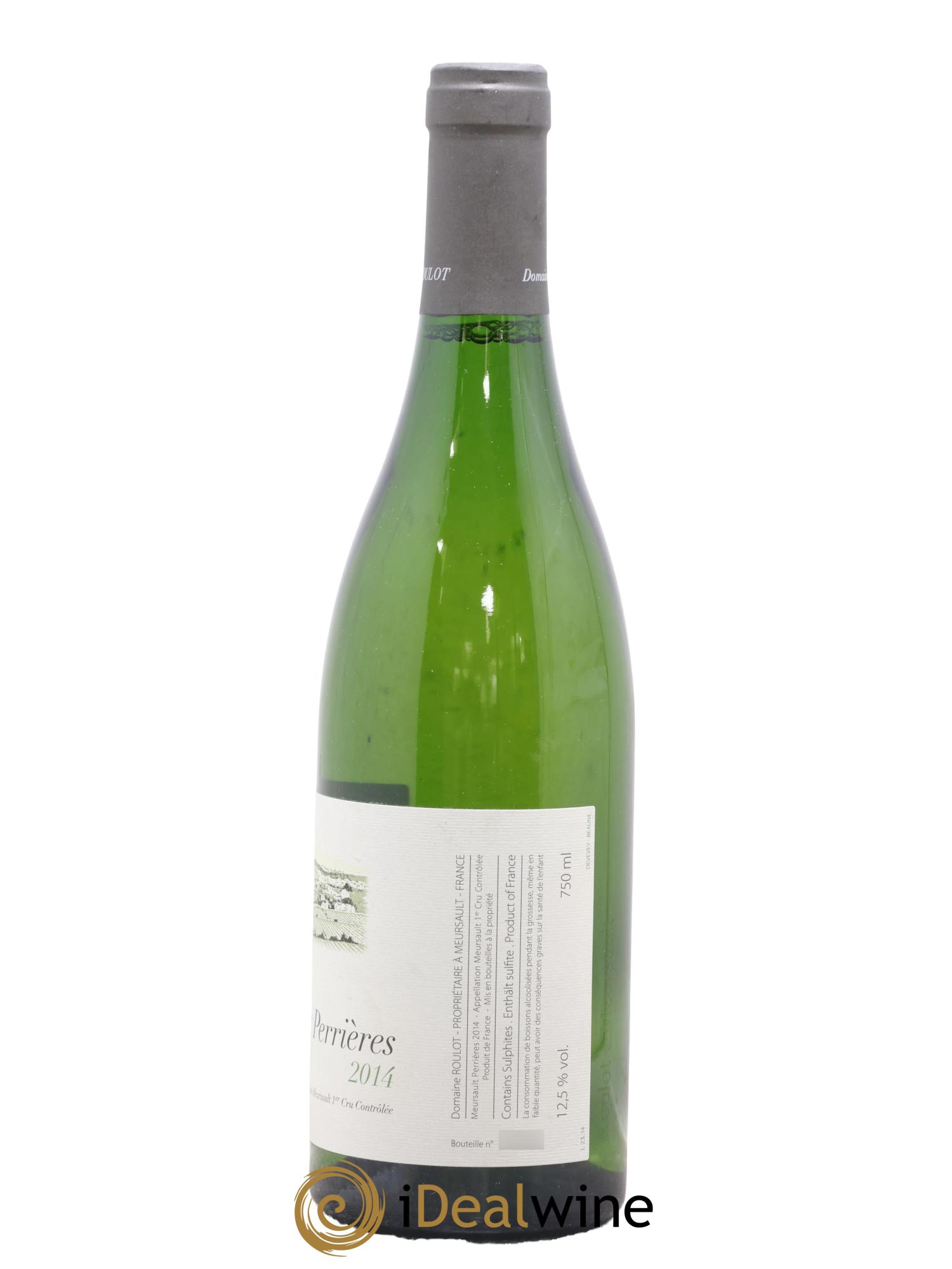 Meursault 1er Cru Perrières Roulot (Domaine) 2014 - Lot de 1 bouteille - 1