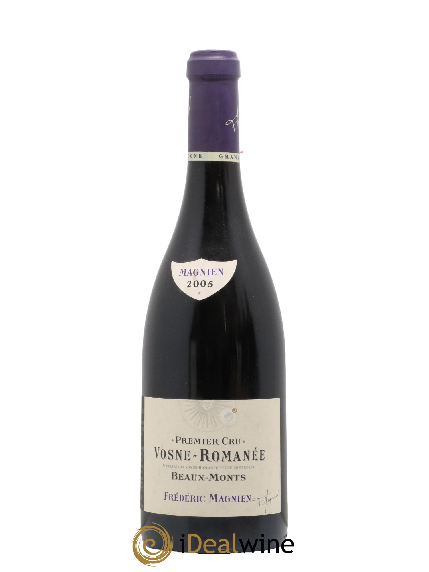 Vosne-Romanée 1er Cru Beaumonts Frederic Magnien 2005 - Lot de 1 bouteille - 0
