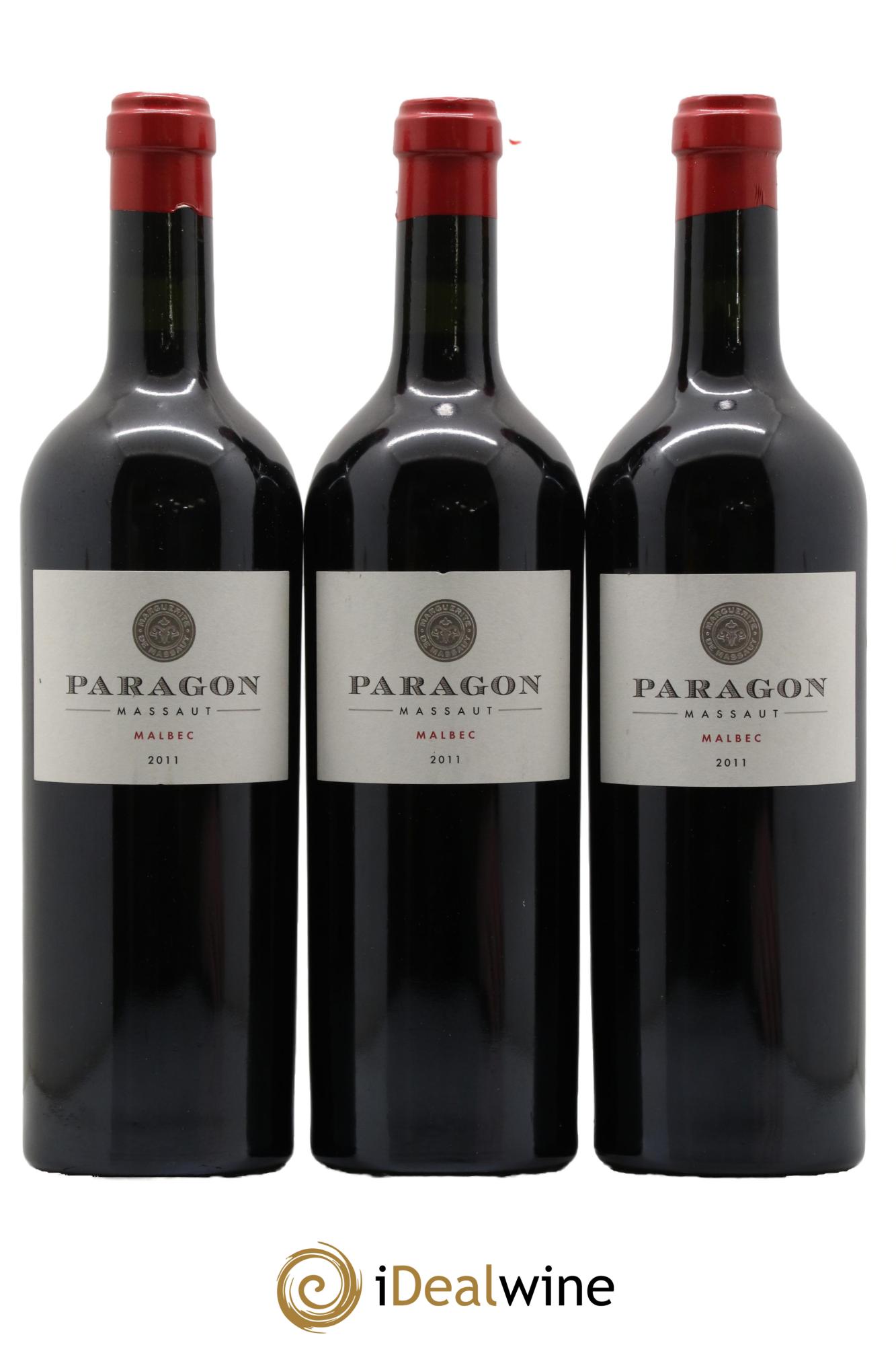 Cahors Paragon Massaut 2011 - Lot de 3 bouteilles - 0