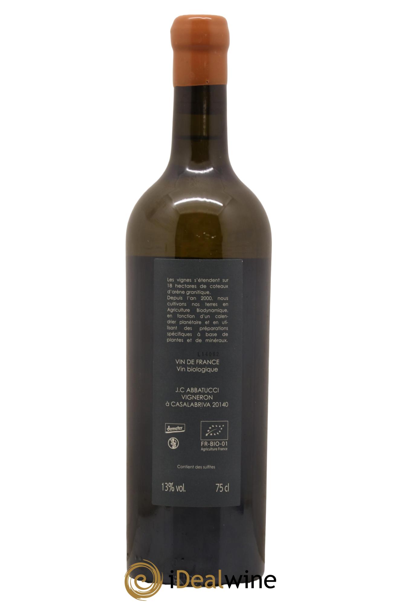 Vin de France Général de la Révolution Comte Abbatucci (Domaine) 2014 - Lot de 1 bouteille - 1