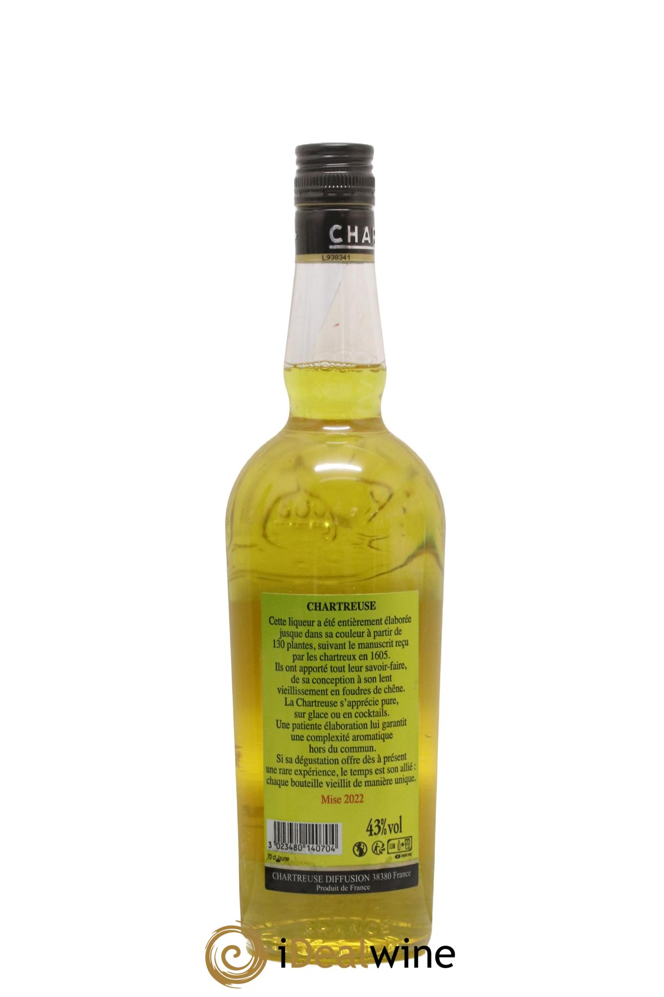 Chartreuse Of. Jaune Mise 2022 - Lot of 1 bottle - 1