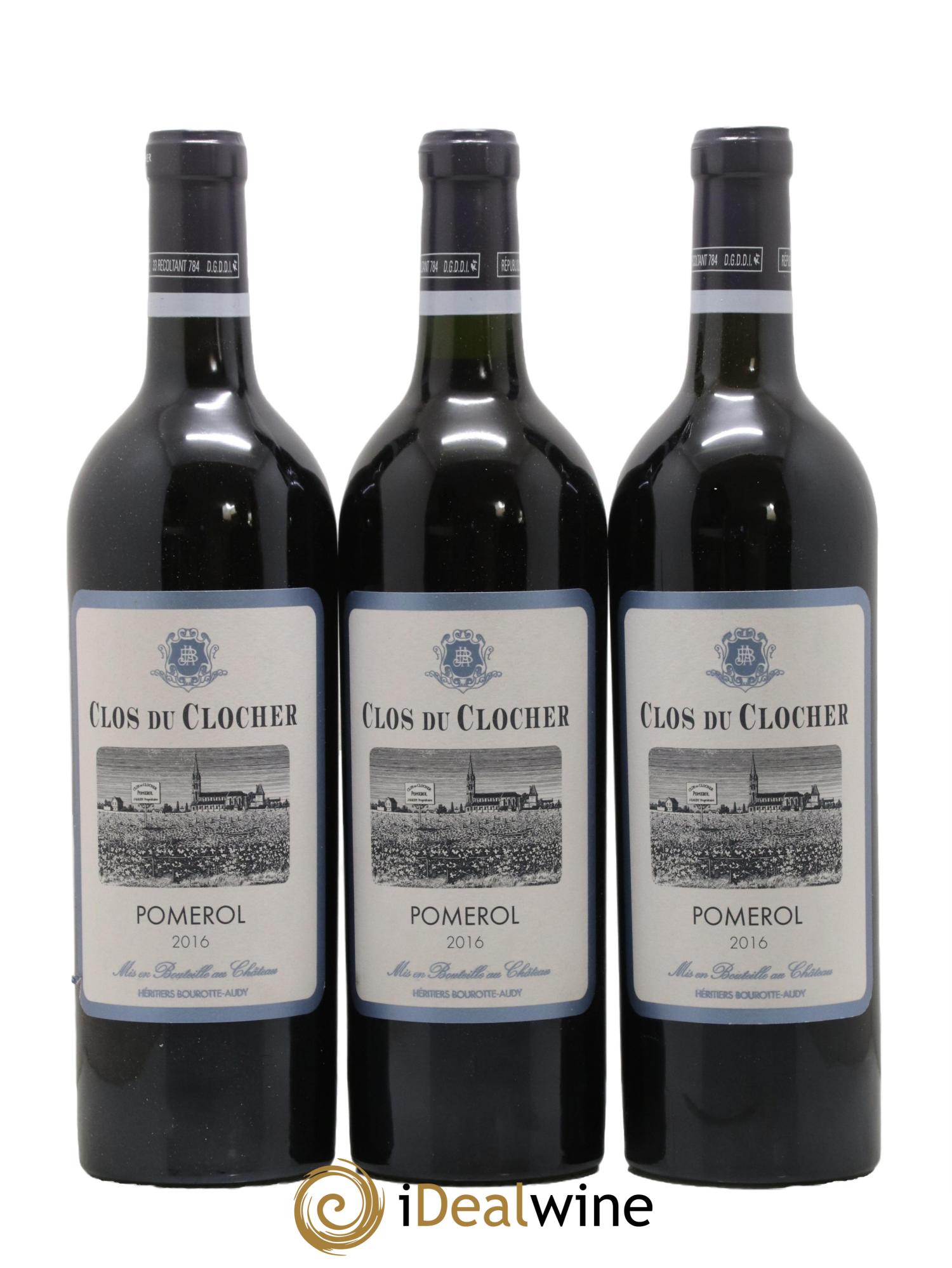 Clos du Clocher 2016 - Posten von 6 Flaschen - 2