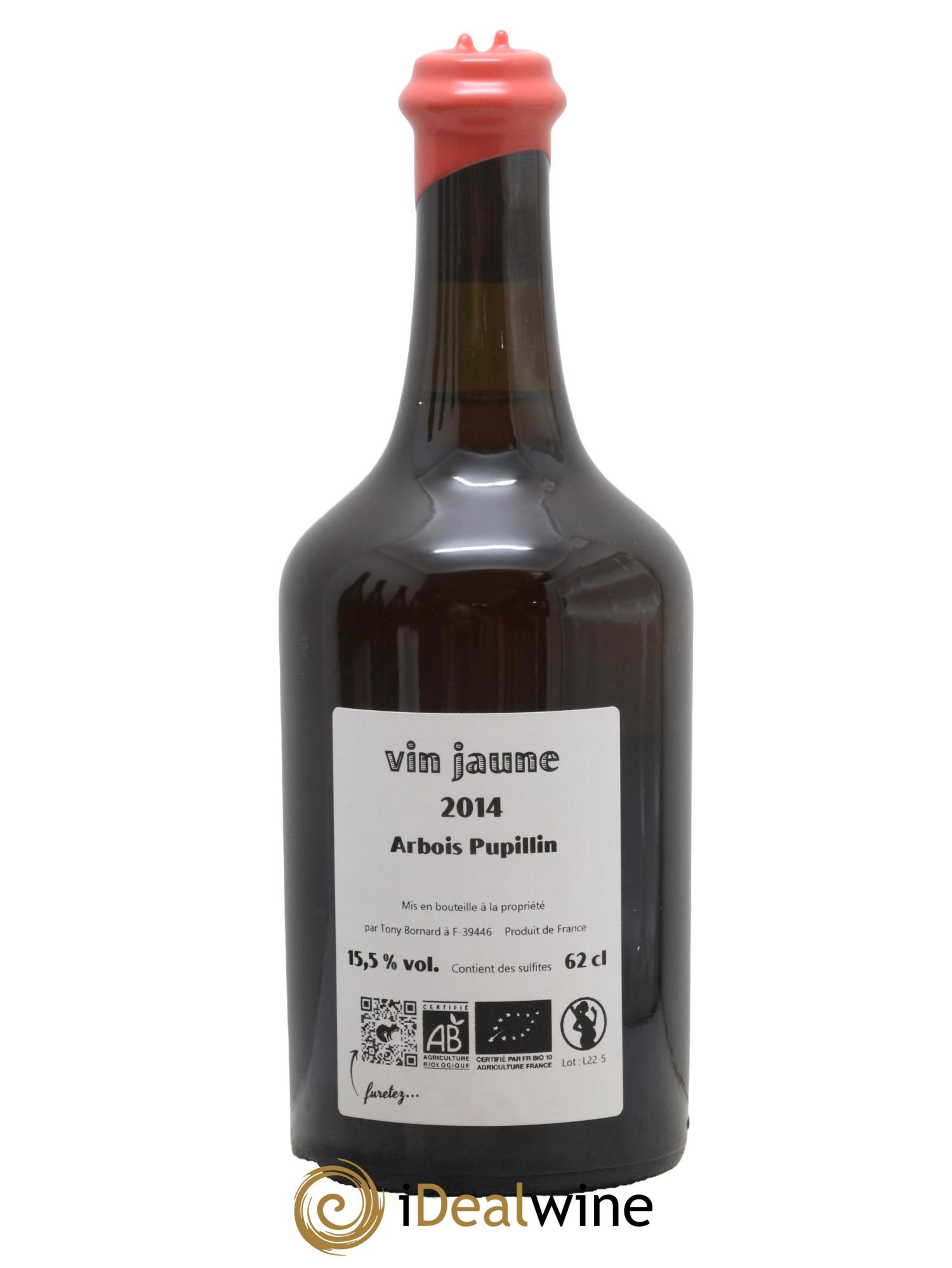Arbois-Pupillin Vin Jaune Bornard 2014 - Lot de 1 clavelin - 1