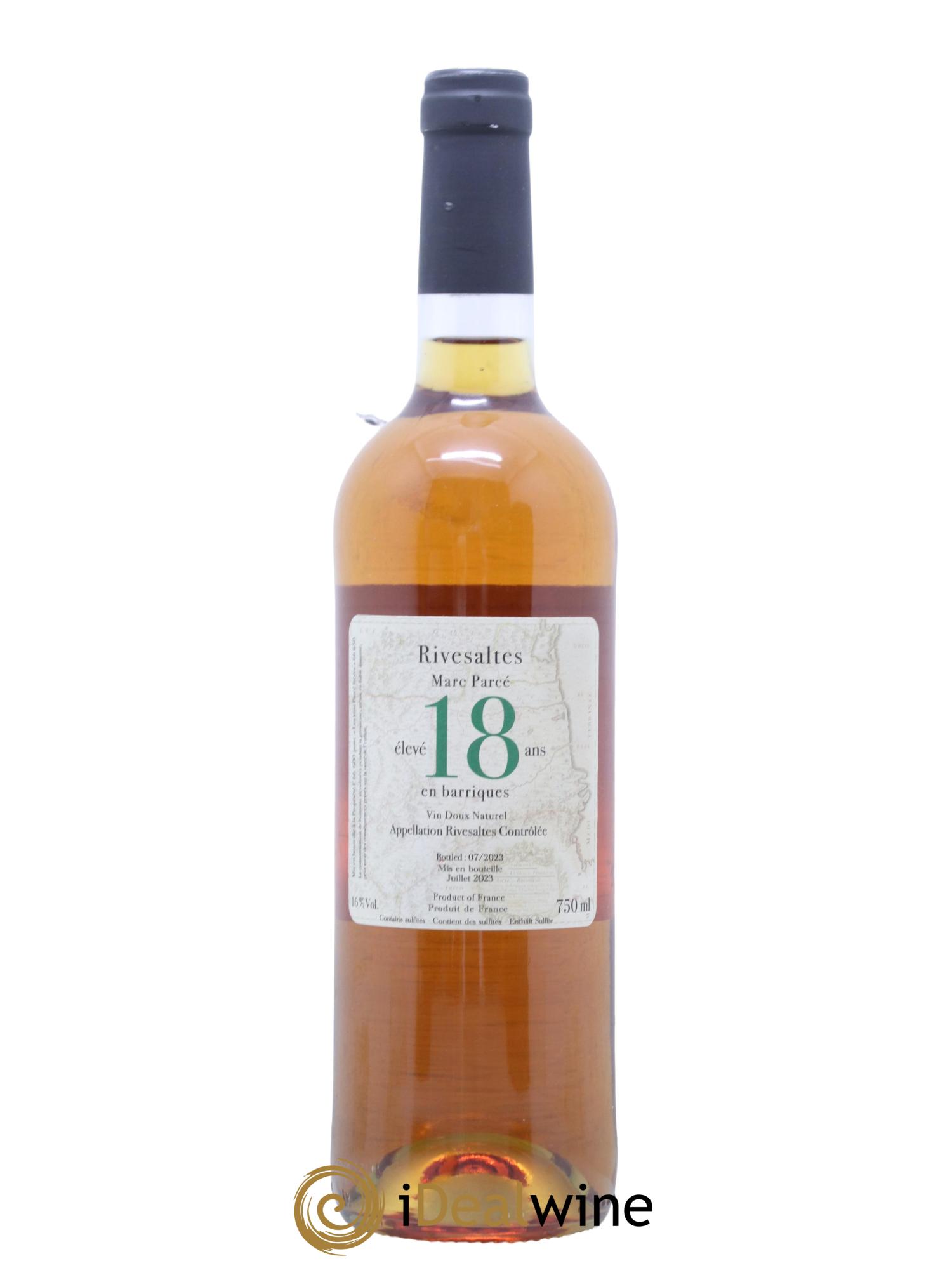 Rivesaltes 18 Ans Domaine Marc Parcee - Posten von 1 Flasche - 0