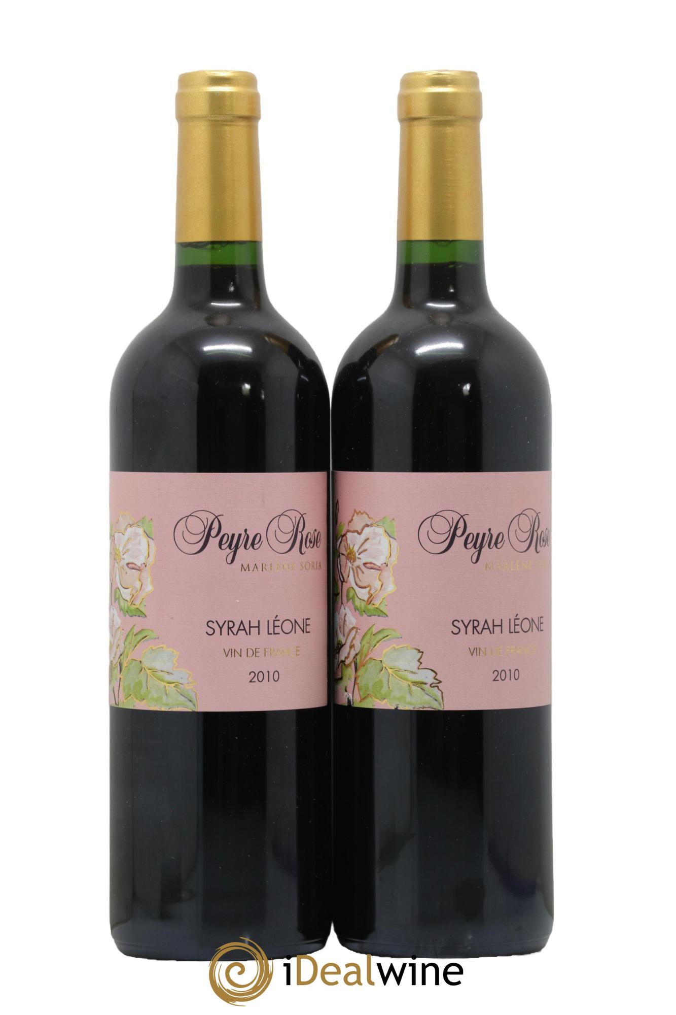 Coteaux du Languedoc Domaine Peyre Rose Belle Léone (anciennement Syrah Léone) Marlène Soria 2010 - Lotto di 2 bottiglie - 0