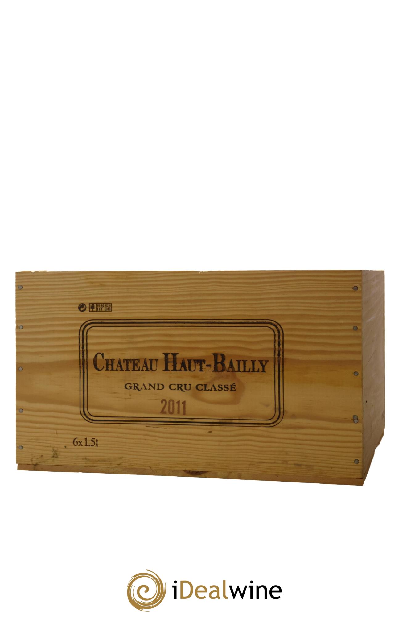 Château Haut-Bailly Cru Classé de Graves  2011 - Lot of 6 magnums - 1