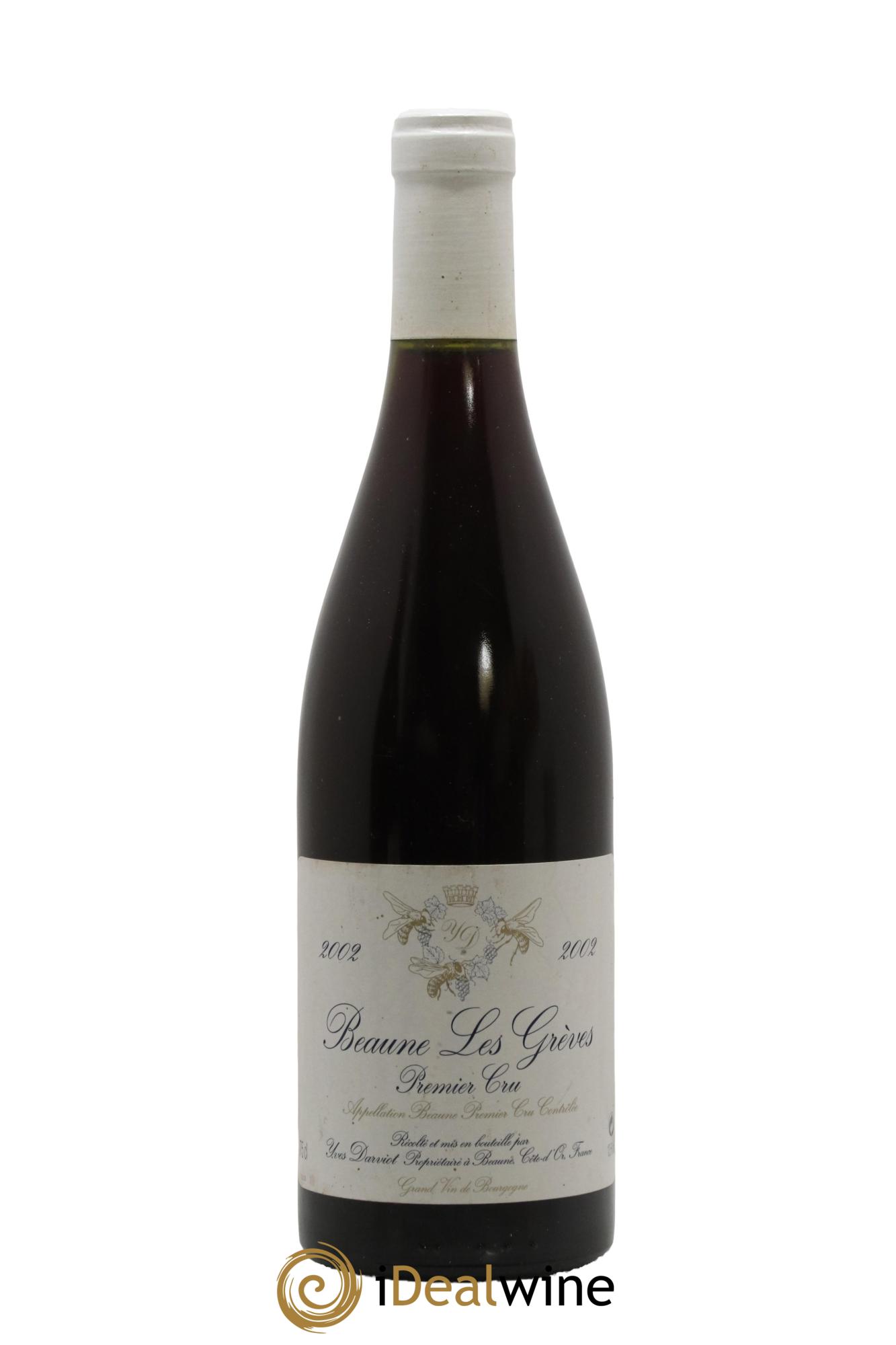 Beaune 1er Cru Les Greves Yves Darviot 2002 - Lot de 1 bouteille - 0