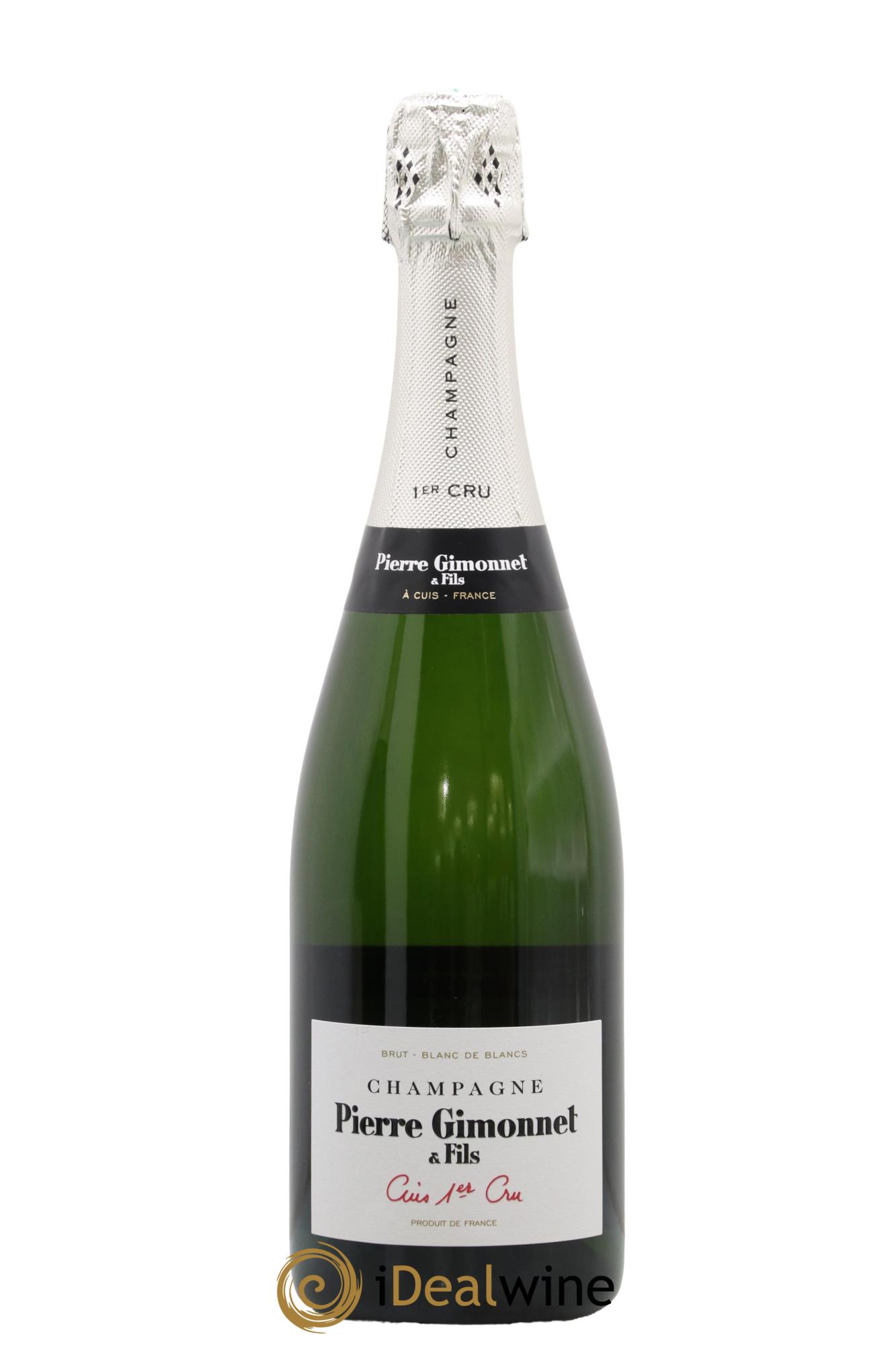 Champagne Brut Blanc de Blancs Cuis 1er Cru Pierre Gimonnet - Lot de 1 bouteille - 0