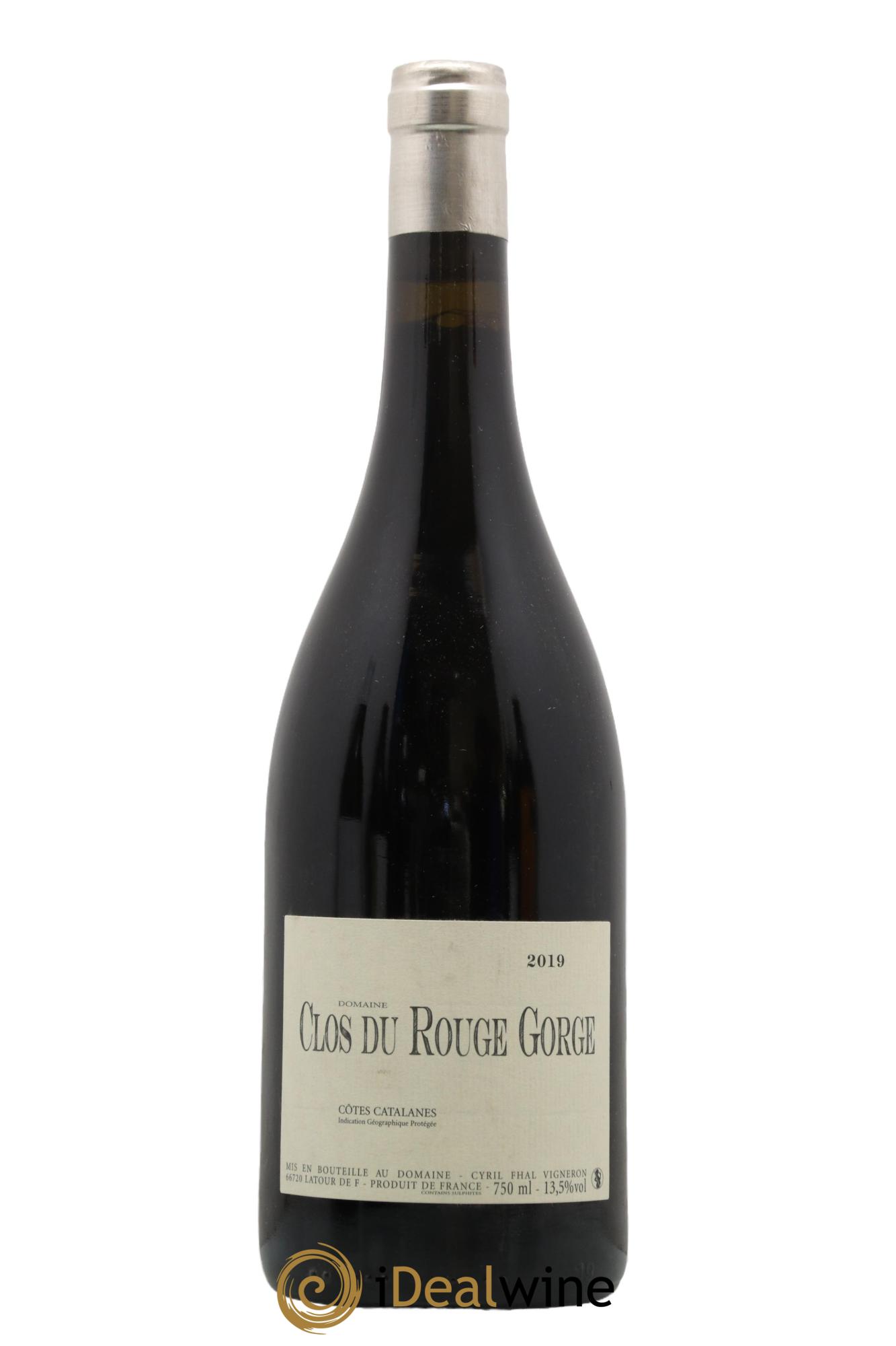 Côtes Catalanes Clos du Rouge Gorge Cyril Fhal 2019 - Lot de 1 bouteille - 0