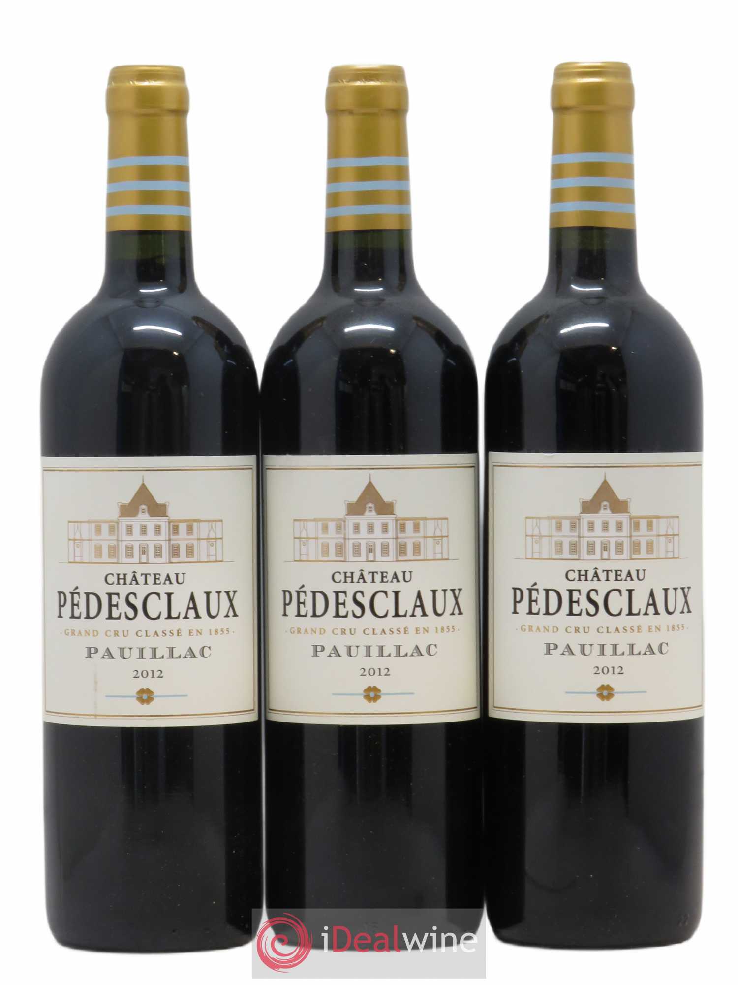 Château Pedesclaux 5ème Grand Cru Classé 2012 - Posten von 3 Flaschen - 0