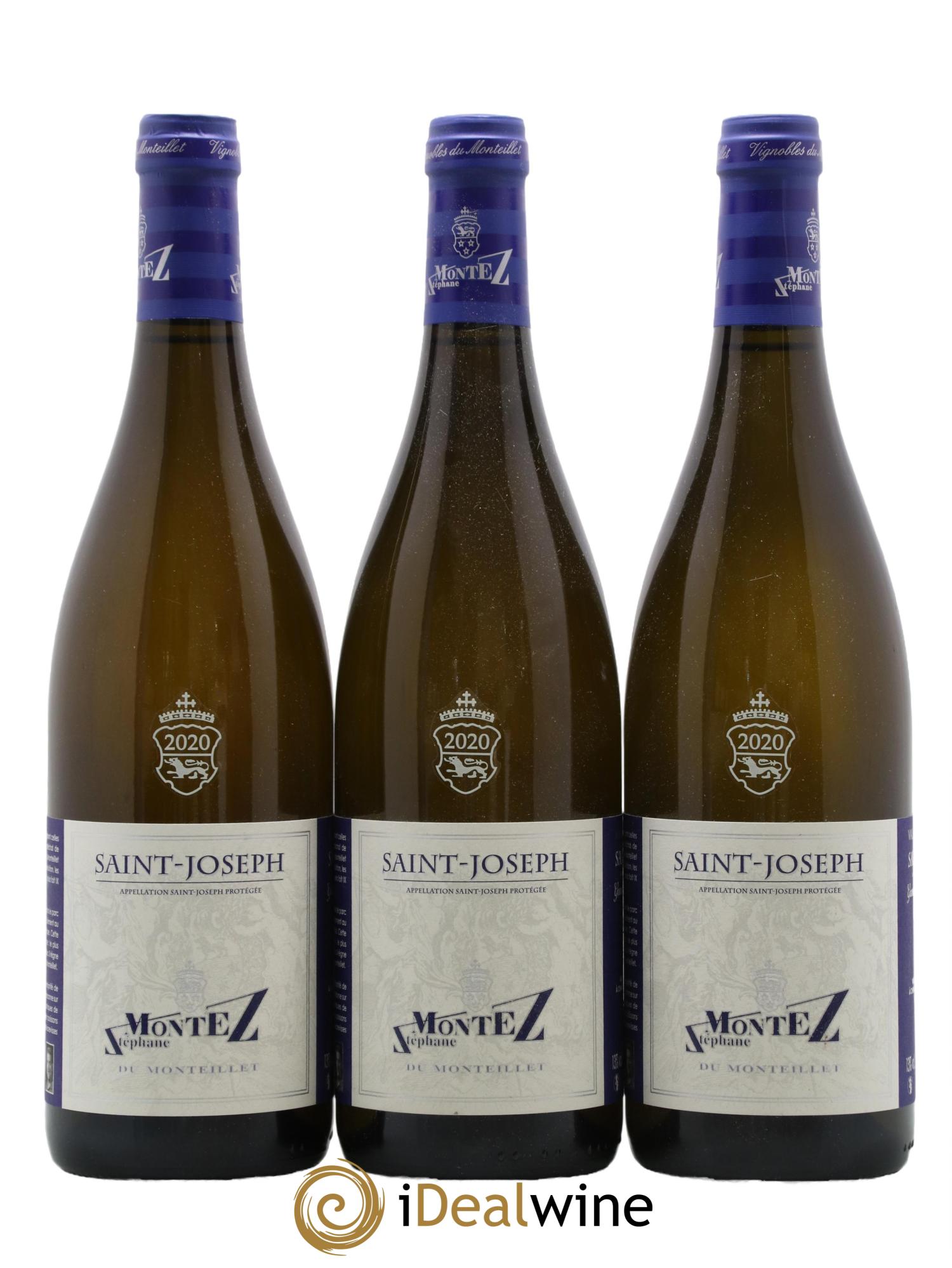 Saint-Joseph Monteillet (Domaine du) - Stéphane Montez 2020 - Lot of 3 bottles - 0
