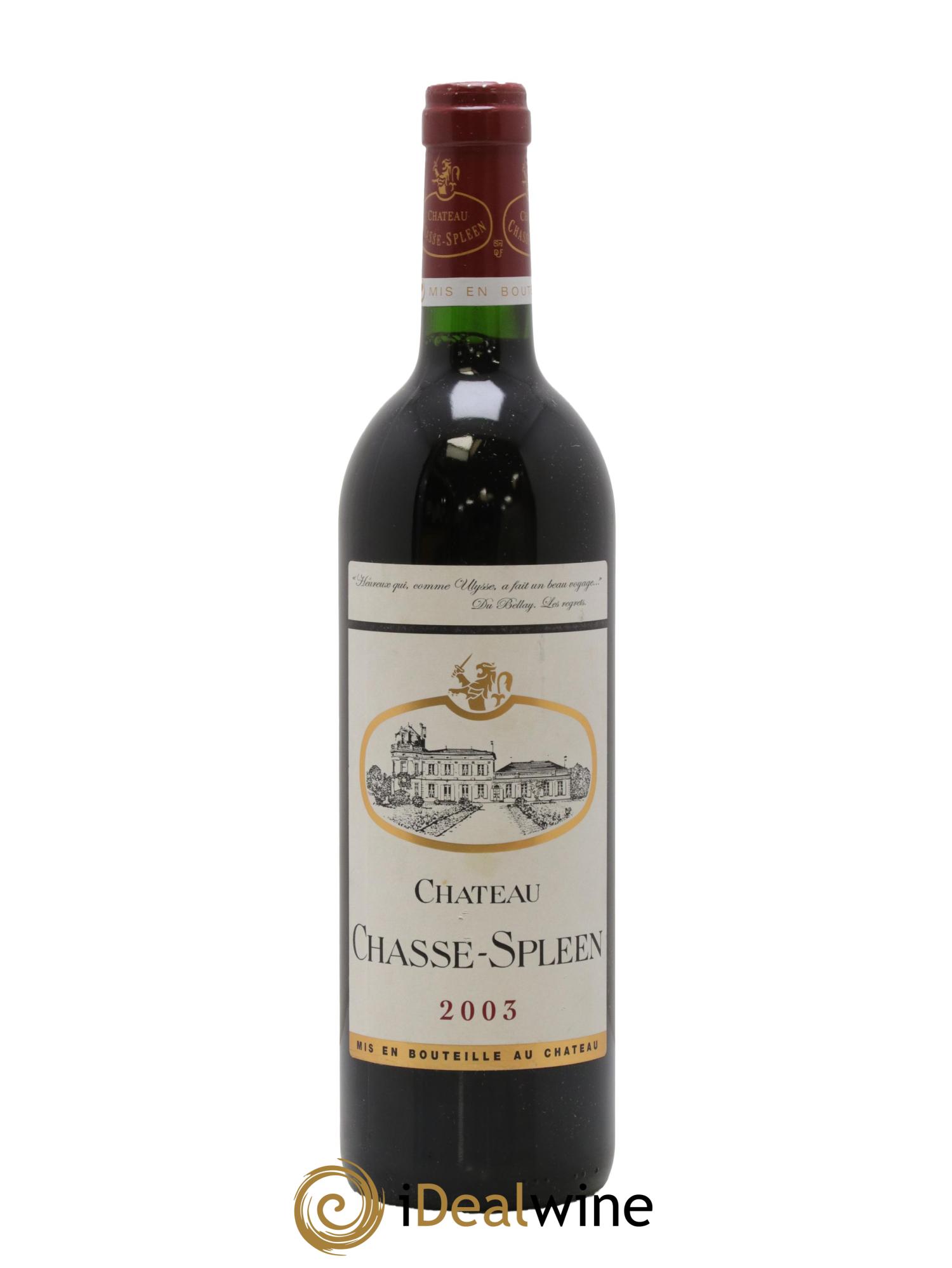 Château Chasse Spleen 2003 - Posten von 1 Flasche - 0