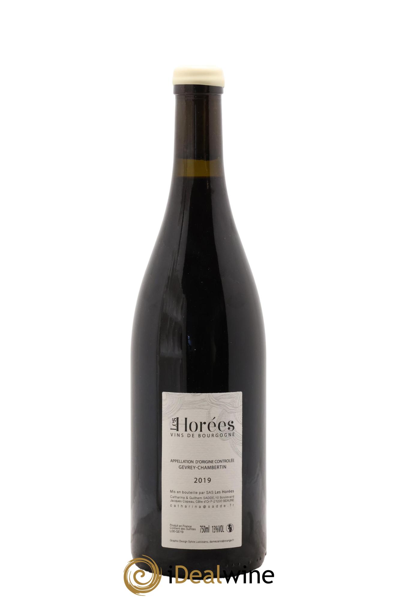 Gevrey-Chambertin En Reniard Les Horées 2019 - Lot de 1 bouteille - 1