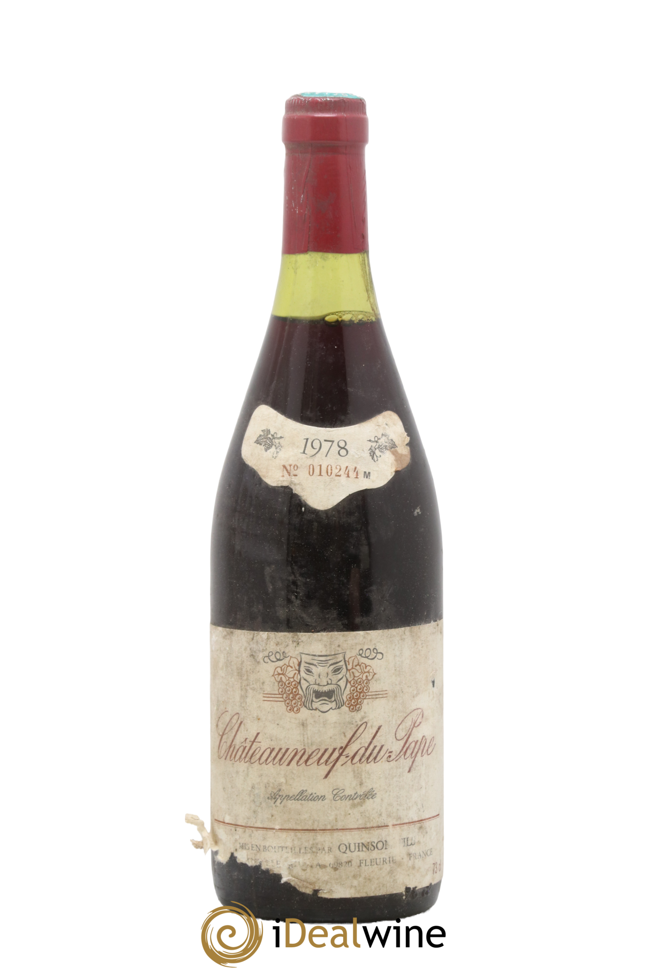 Châteauneuf-du-Pape Quinson fils 1978 - Lot of 1 bottle - 0