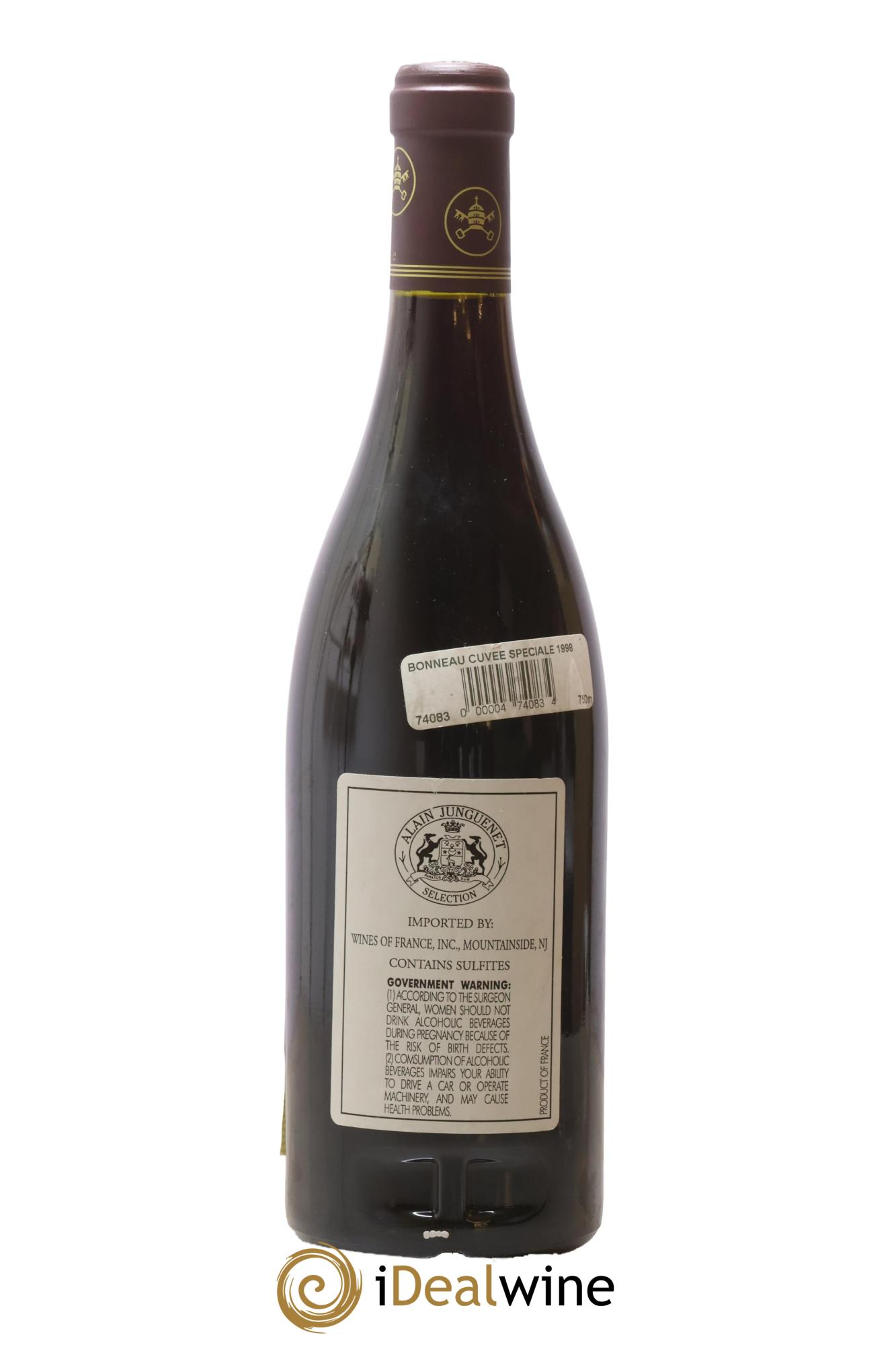 Châteauneuf-du-Pape Cuvée spéciale Henri Bonneau & Fils 1998 - Lot de 1 bouteille - 1