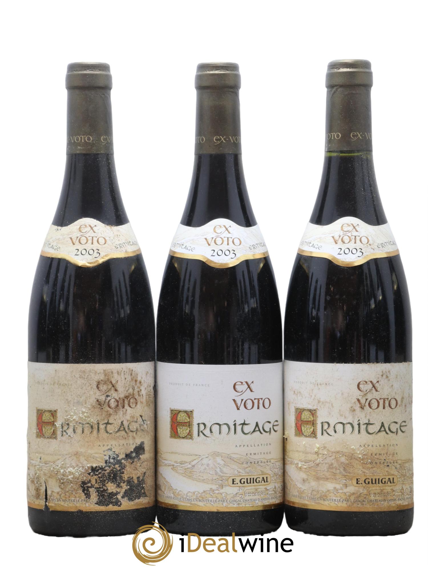 Ermitage Ex Voto Guigal 2003 - Lot de 12 bouteilles - 4