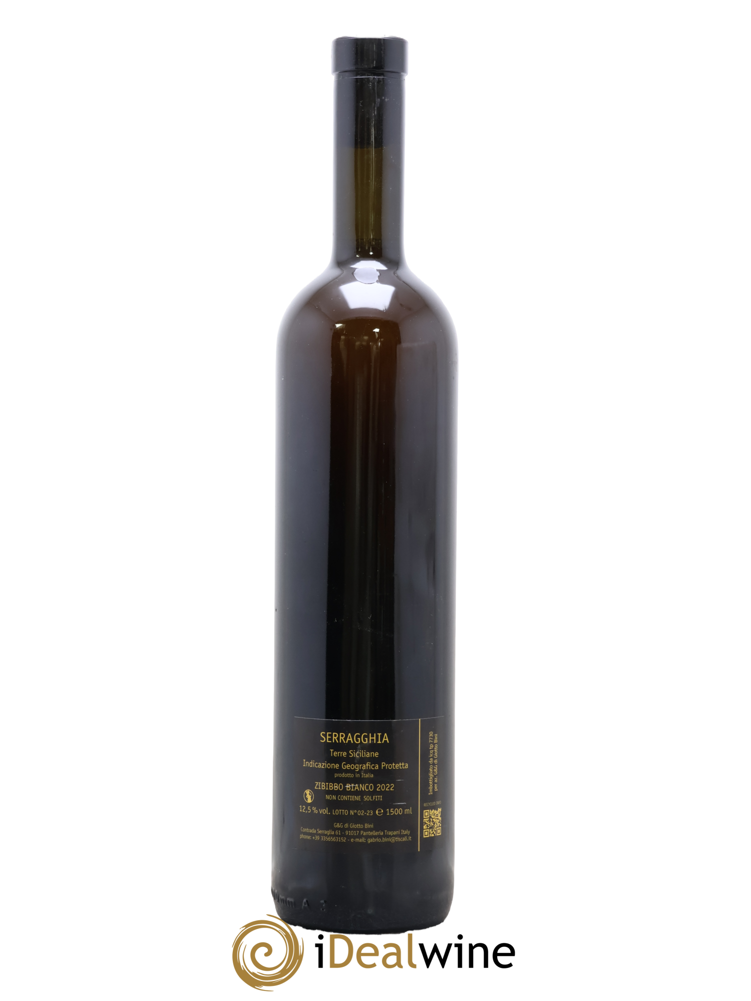 Terre Siciliane IGT Zibibbo Bianco Azienda Serragghia 2022 - Posten von 1 Magnum - 1