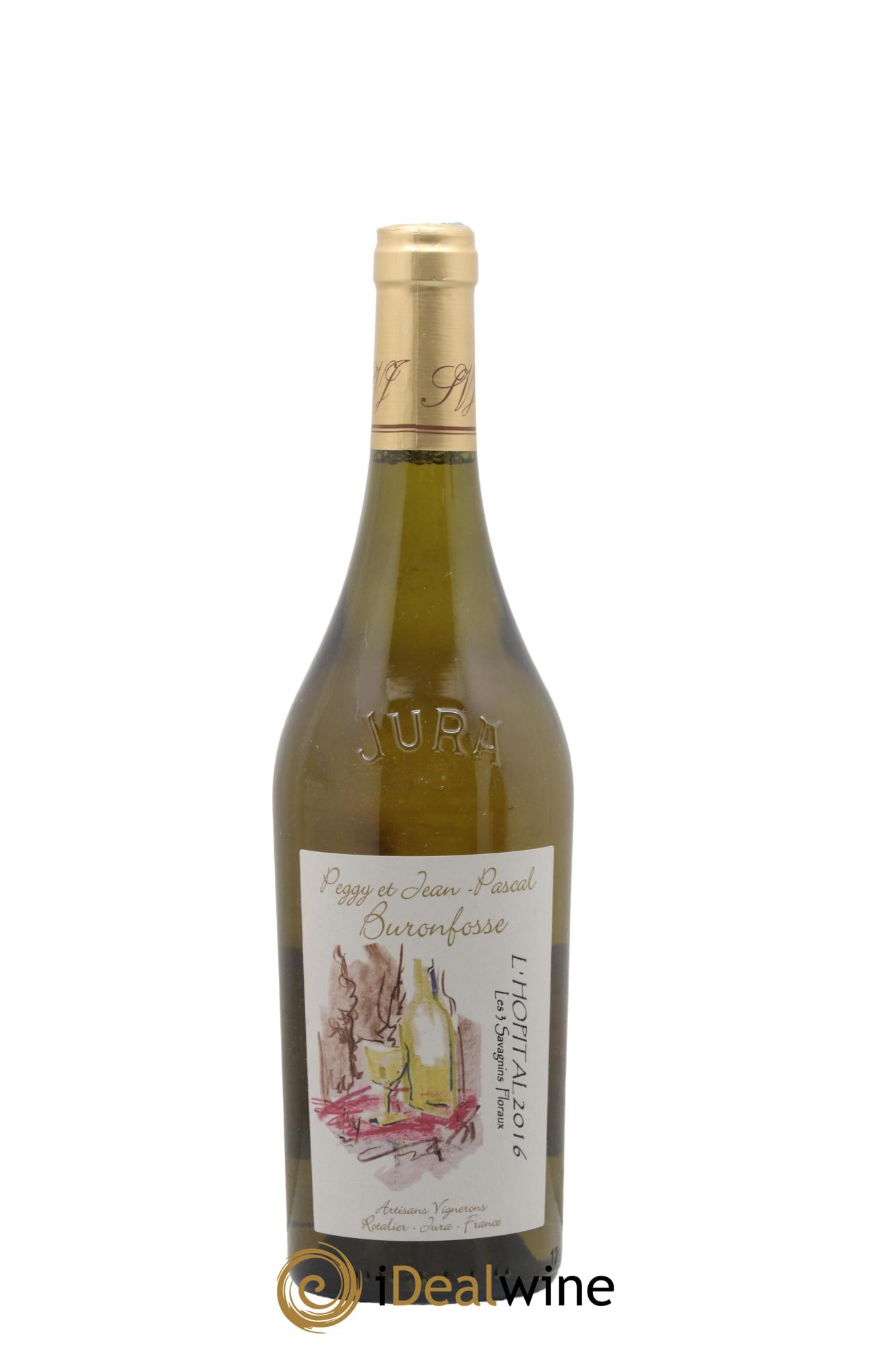 Côtes du Jura L'Hôpital Buronfosse 2016 - Lot de 1 bouteille - 0
