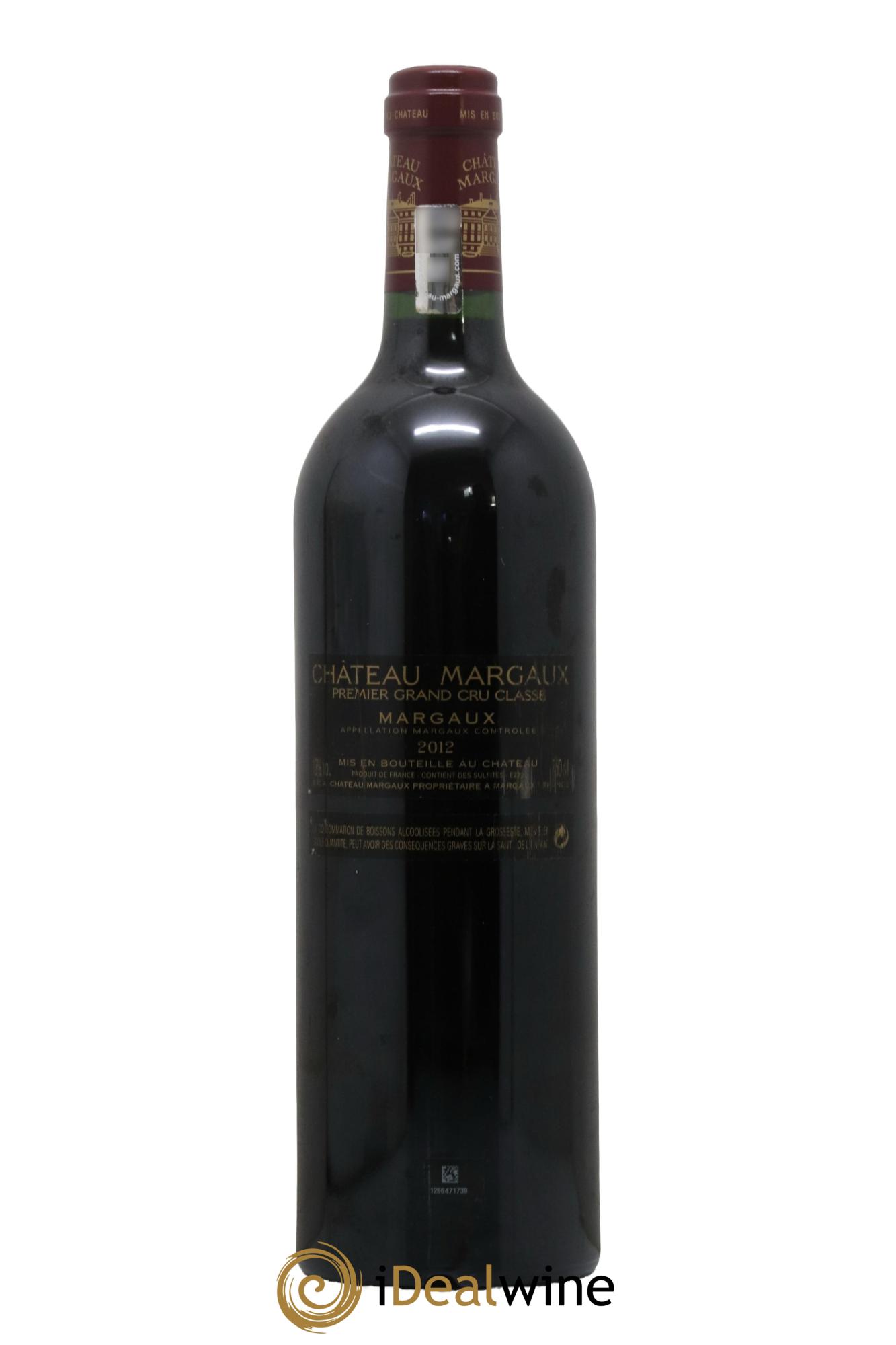 Château Margaux 1er Grand Cru Classé 2012 - Lot of 1 bottle - 1