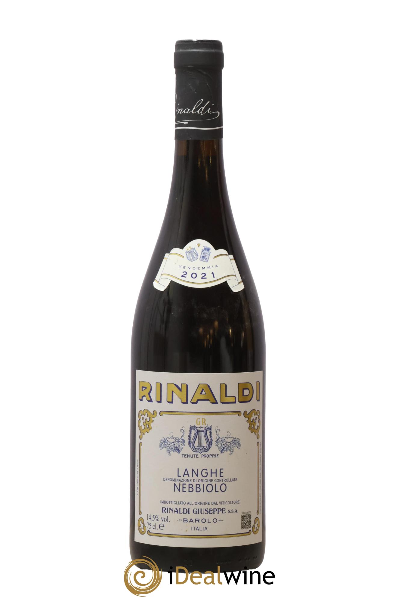 Langhe DOC Nebbiolo Giuseppe Rinaldi 2021 - Lot of 1 bottle - 0