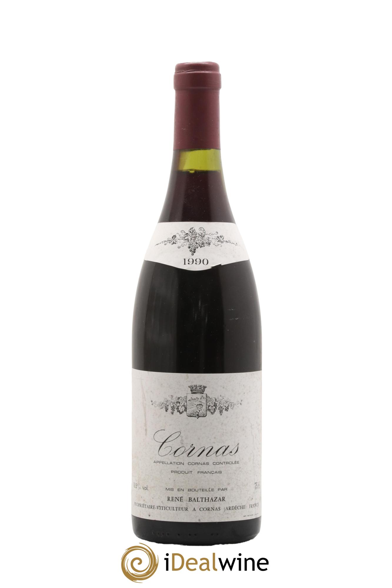 Cornas Domaine René Balthazar 1990 - Lot de 1 bouteille - 0