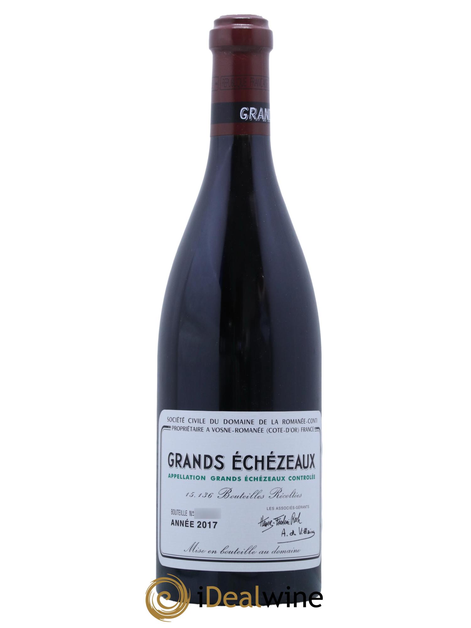 Grands-Echezeaux Grand Cru Domaine de la Romanée-Conti 2017 - Lot de 1 bouteille - 0