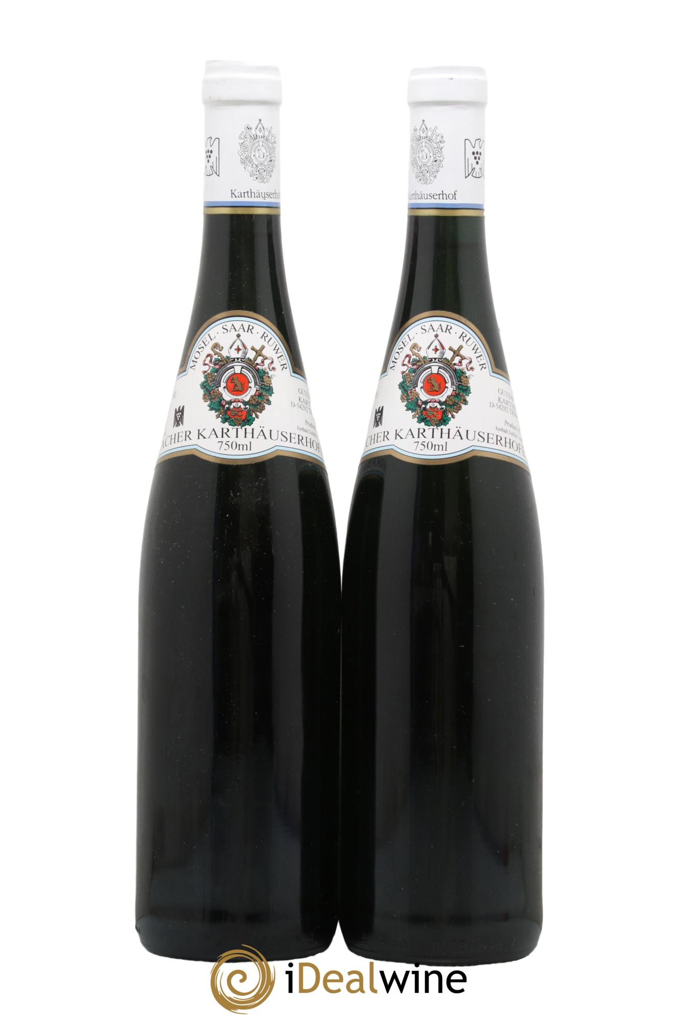 Allemagne Mosel-Saar Riesling Auslese Nr. 51 Karthäuserhof 2007 - Lot de 2 bouteilles - 0