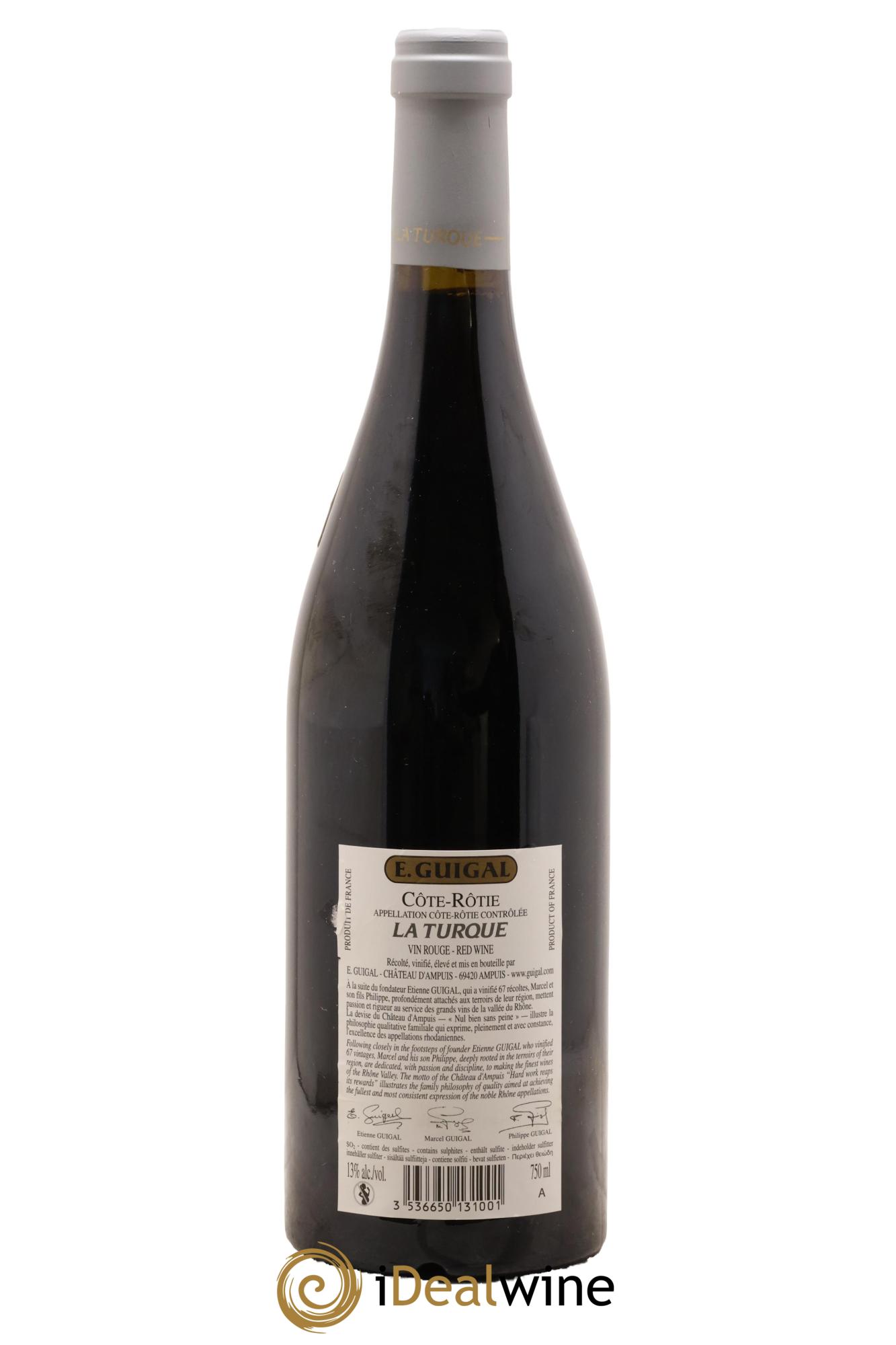 Côte-Rôtie La Turque Guigal 2009 - Lot of 1 bottle - 1