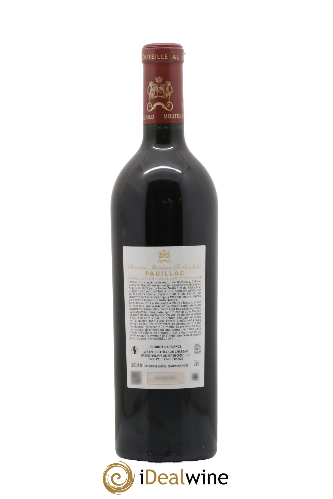 Château Mouton Rothschild 1er Grand Cru Classé 2019 - Lotto di 1 bottiglia - 1