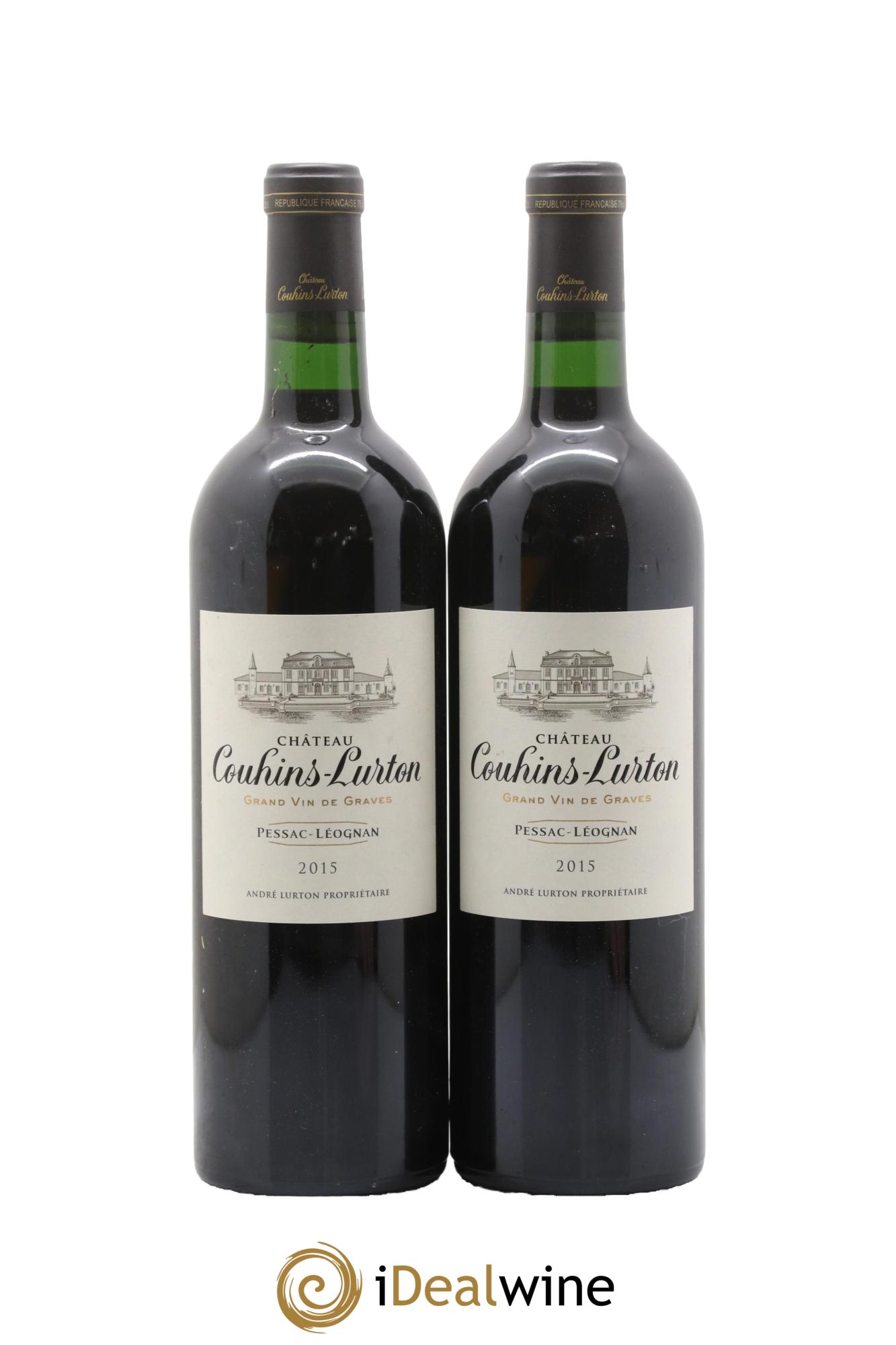 Château Couhins-Lurton 2015 - Lot de 2 bouteilles - 0