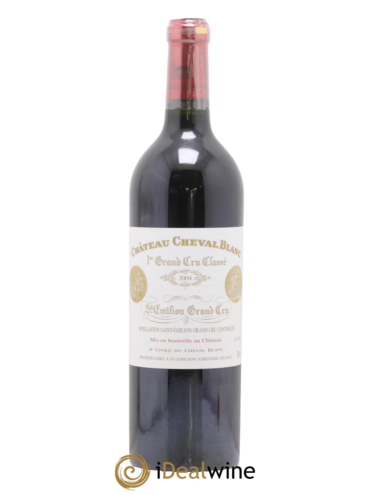Château Cheval Blanc 1er Grand Cru Classé A 2004 - Lotto di 1 bottiglia - 0