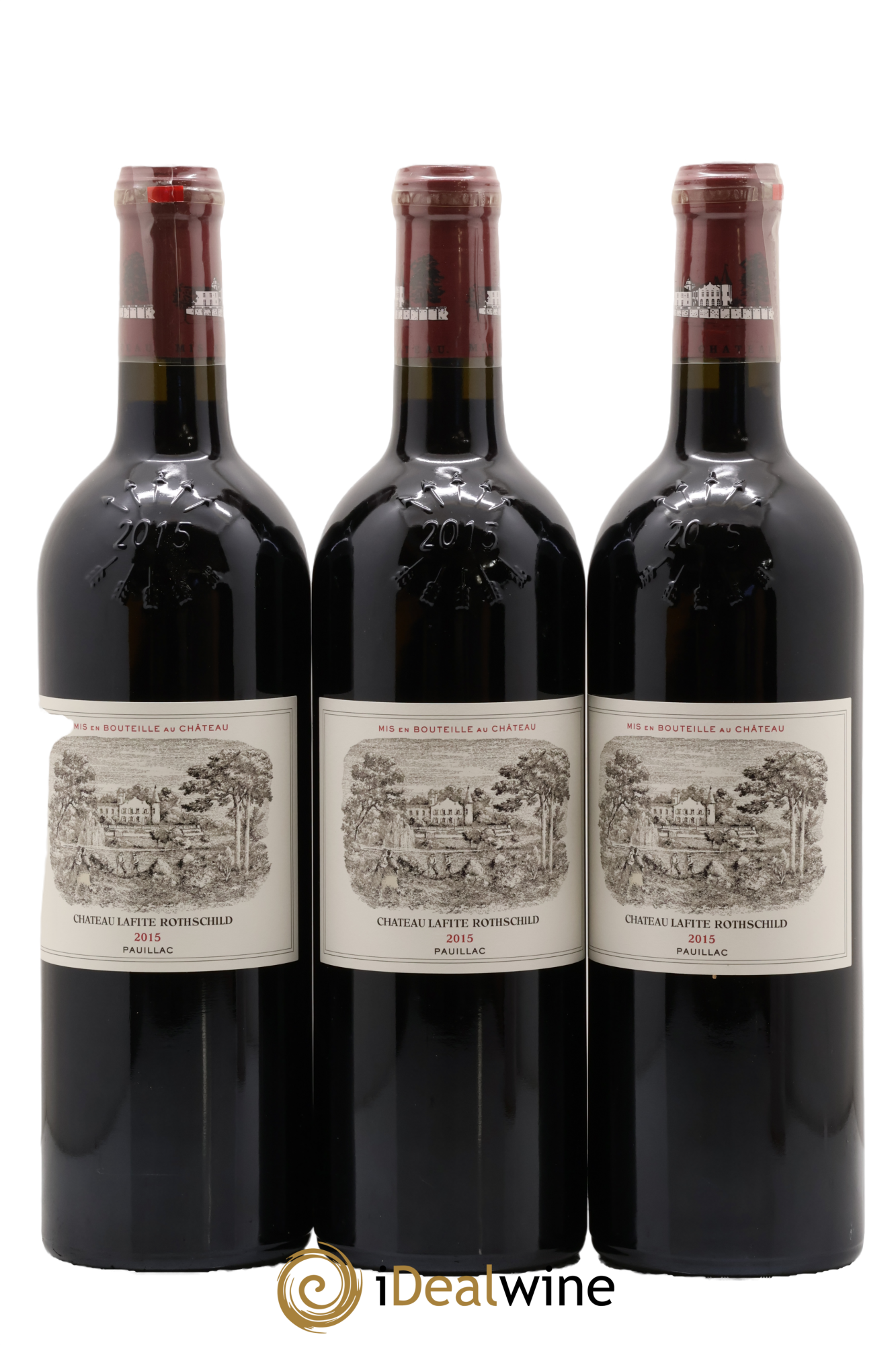 Château Lafite Rothschild 1er Grand Cru Classé 2015 - Lot de 3 bouteilles - 0