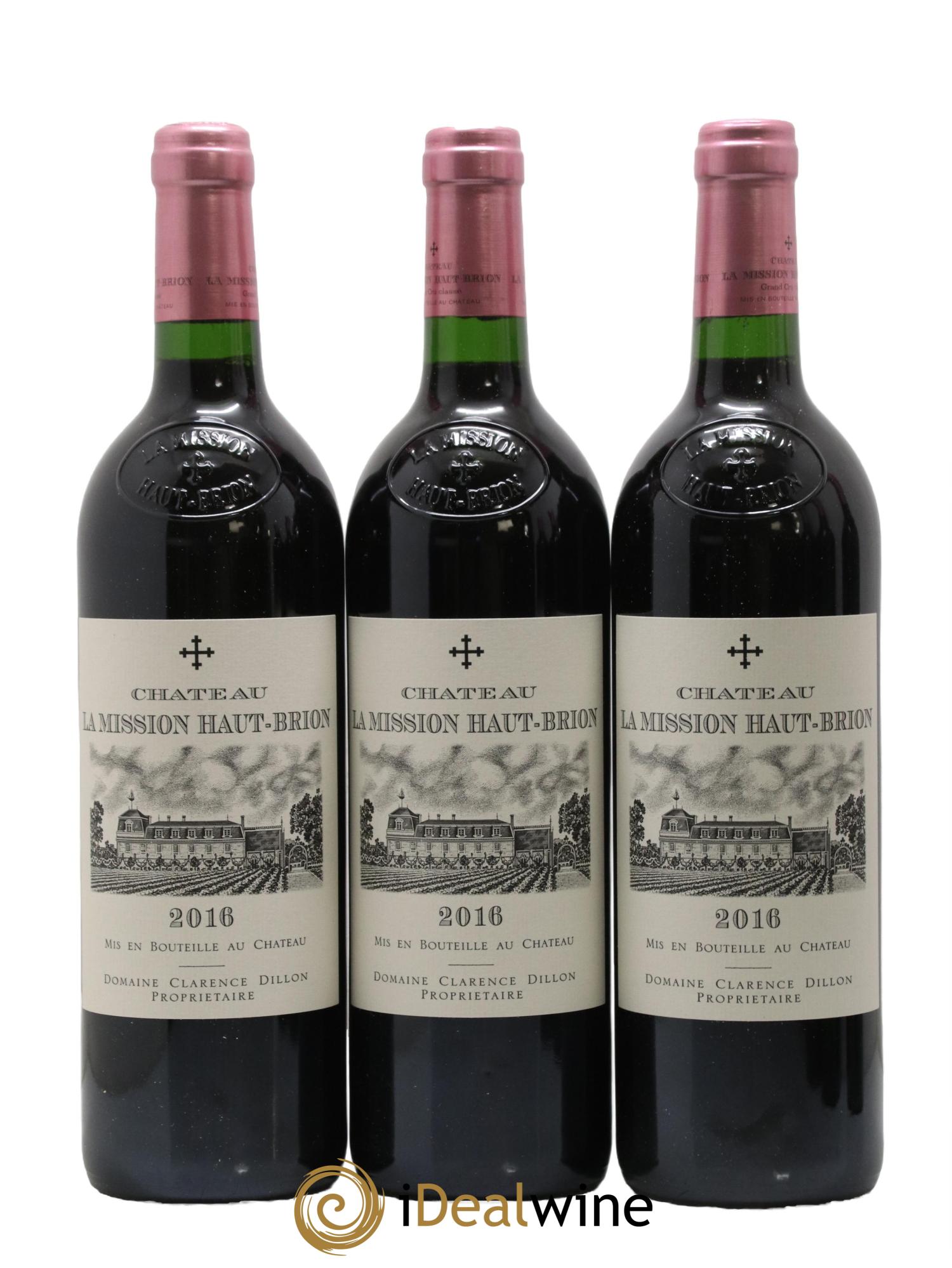 Château la Mission Haut-Brion Cru Classé de Graves 2016 - Lot of 6 bottles - 3