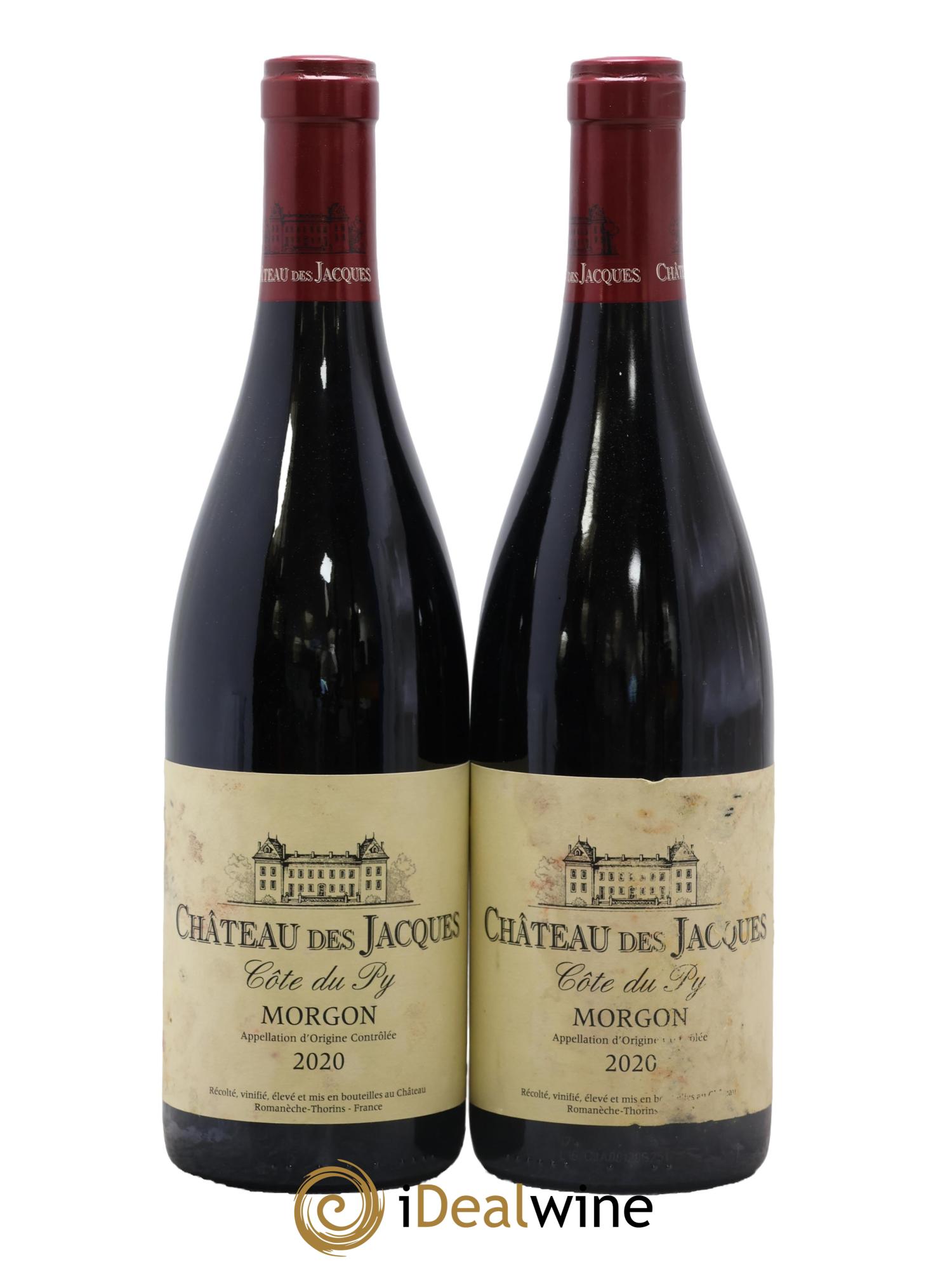 Morgon Côte du Py Château des Jacques 2020 - Lot de 2 bouteilles - 0
