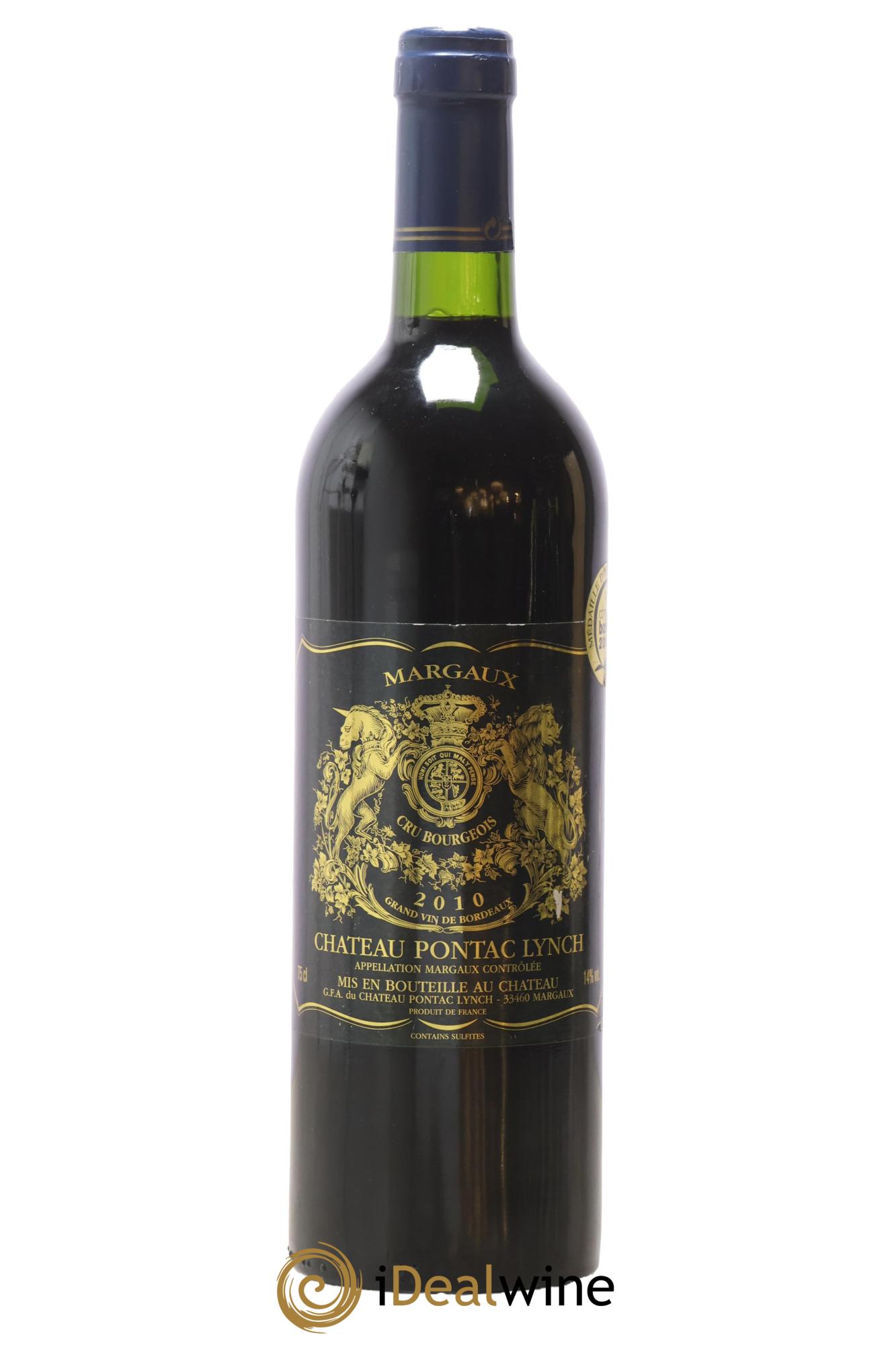 Château Pontac Lynch Cru Bourgeois 2010 - Lotto di 1 bottiglia - 0