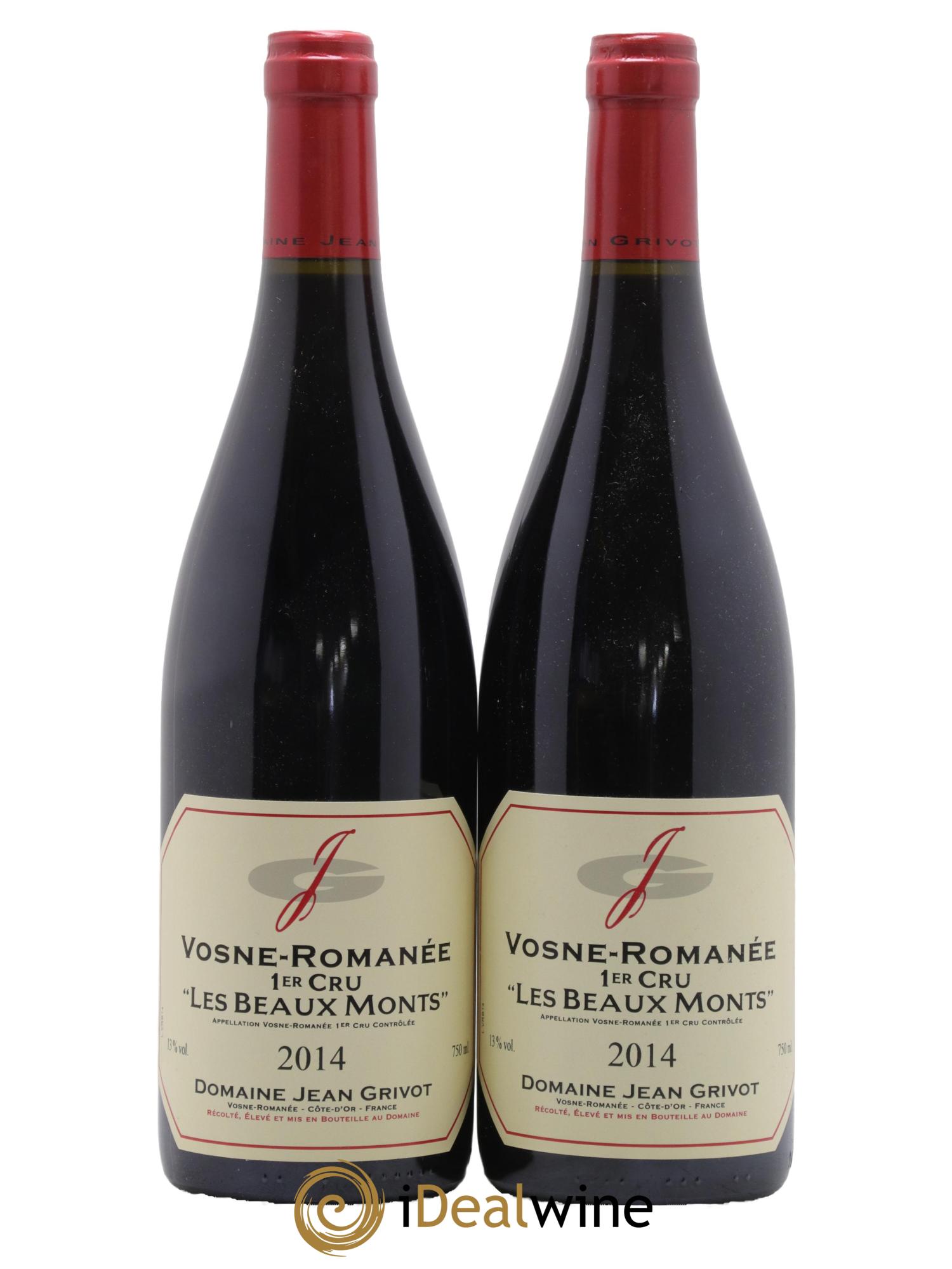 Vosne-Romanée 1er Cru Les Beaux-Monts Jean Grivot 2014 - Lot de 2 bouteilles - 0