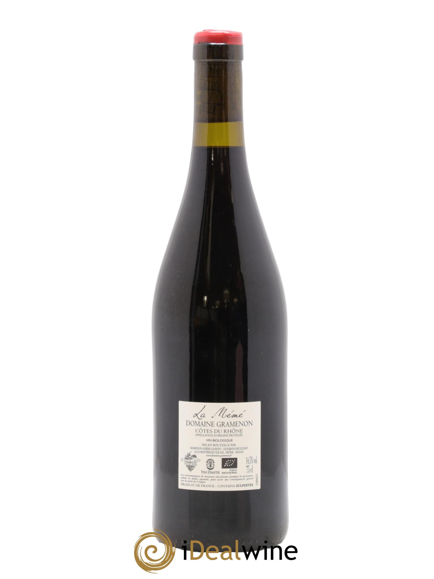 Côtes-du-Rhône La Mémé Ceps Centenaires Gramenon (Domaine) 2023 - Lot de 1 bouteille - 1