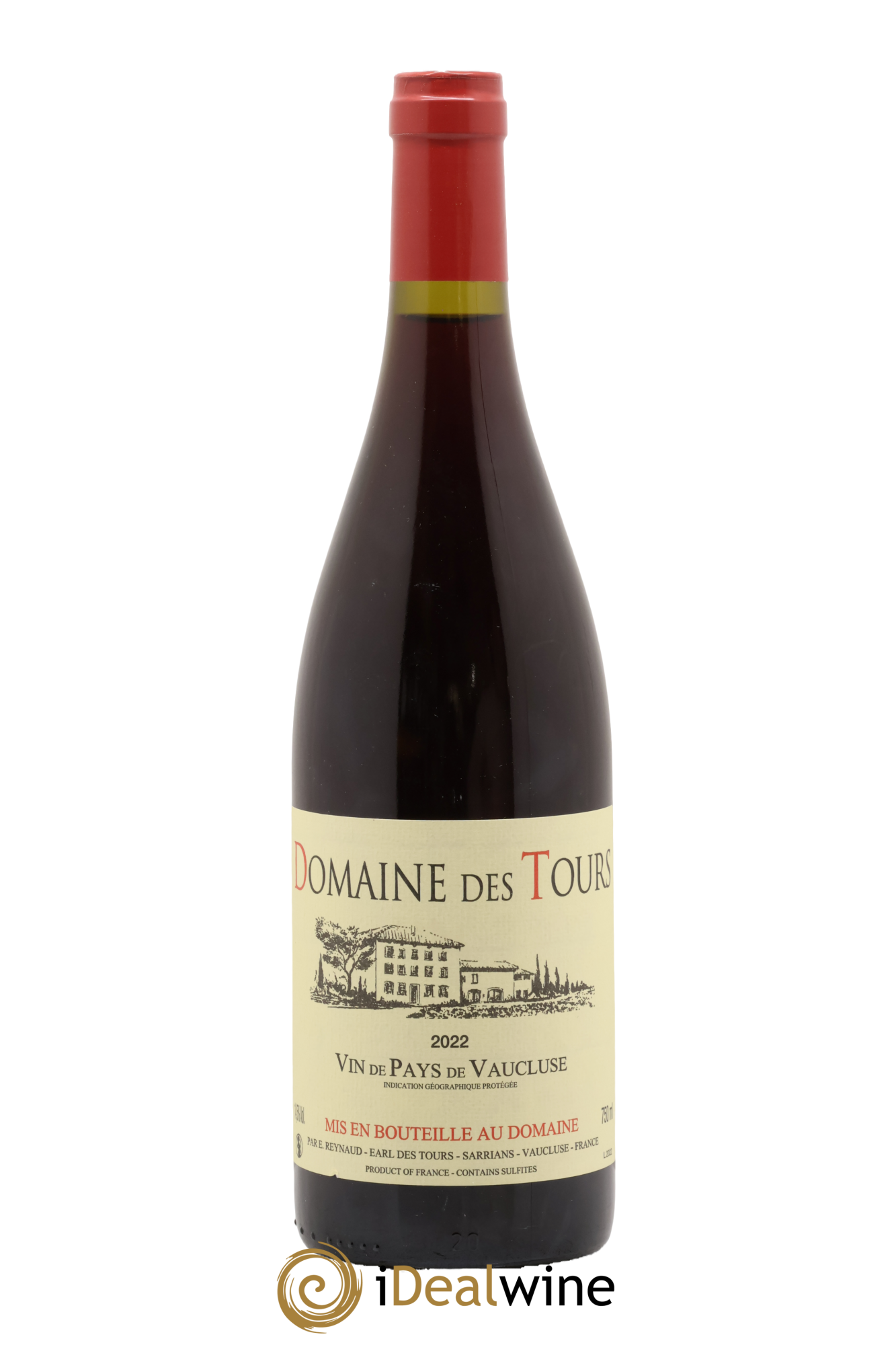 Vaucluse (Vin de Pays de Vaucluse) Domaine des Tours Emmanuel Reynaud 2022 - Posten von 1 Flasche - 0