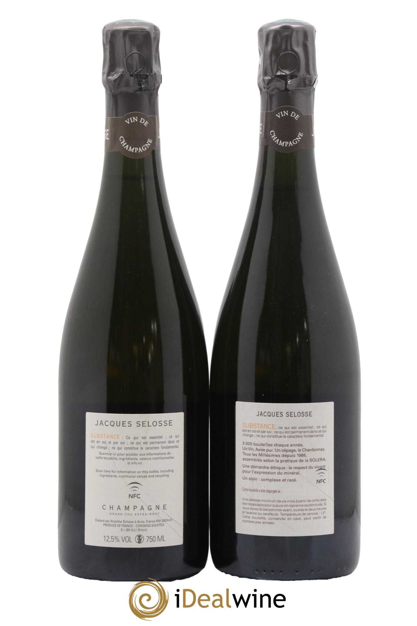 Substance Jacques Selosse - Lot de 2 bouteilles - 1