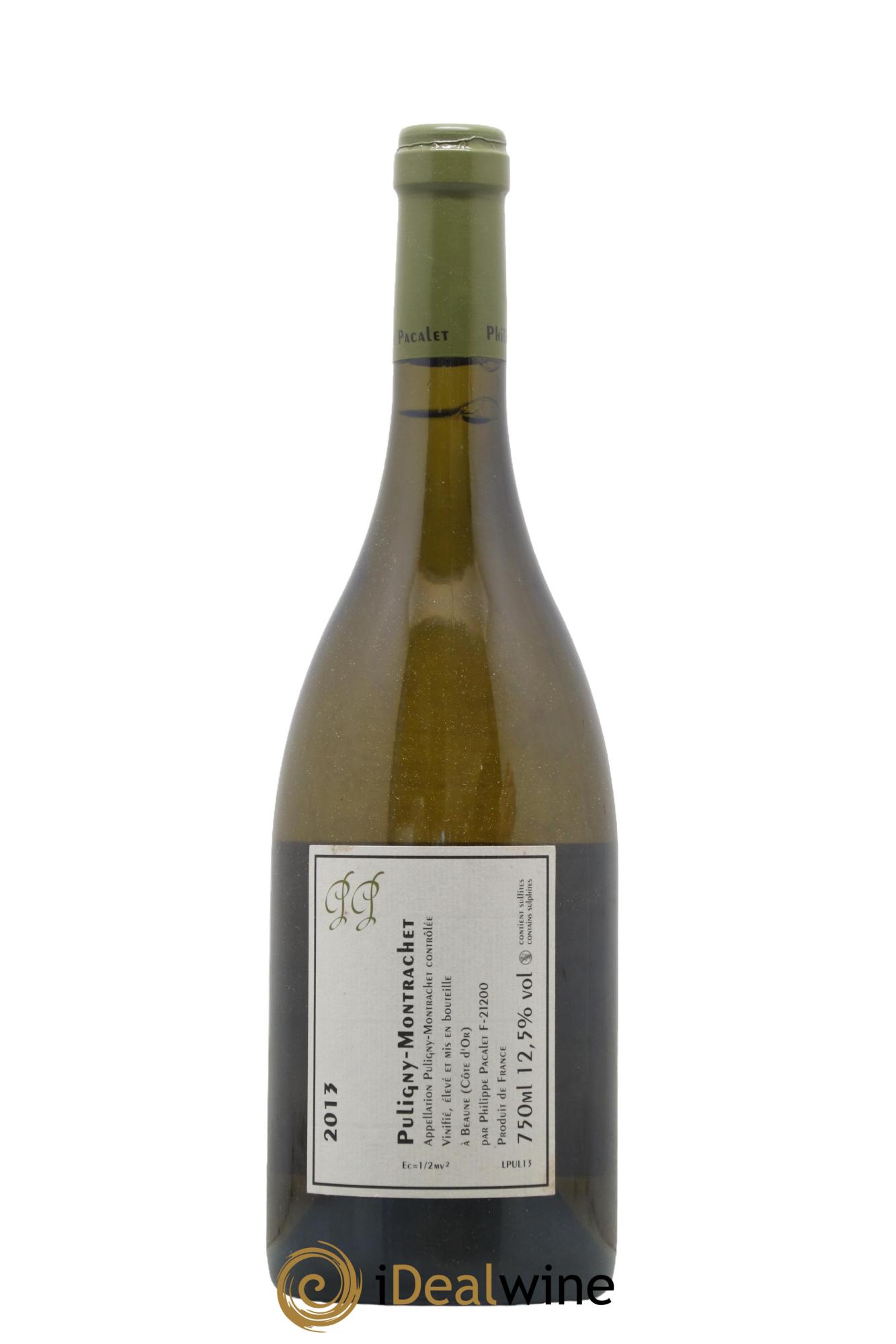 Puligny-Montrachet Philippe Pacalet 2013 - Lot de 1 bouteille - 1
