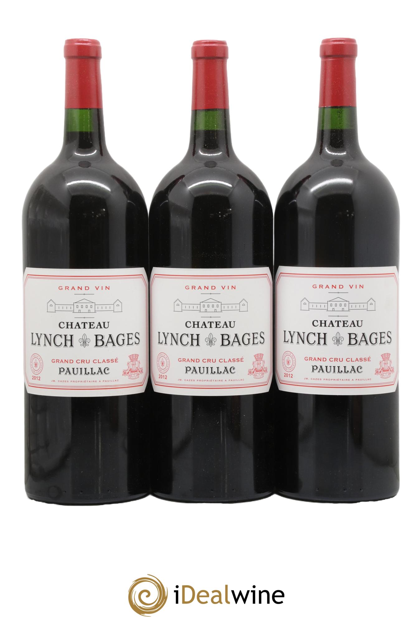 Château Lynch Bages 5ème Grand Cru Classé 2012 - Posten von 3 Magnum - 0