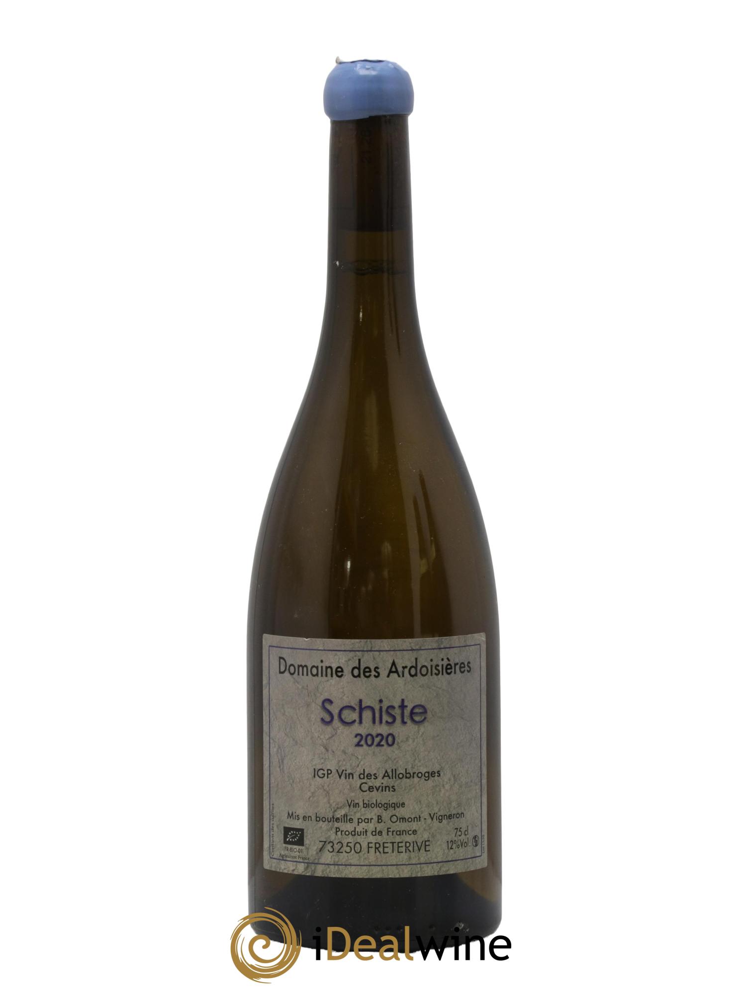Vin des Allobroges Cevins Schiste Ardoisières (Domaine des) 2020 - Lot de 1 bouteille - 0