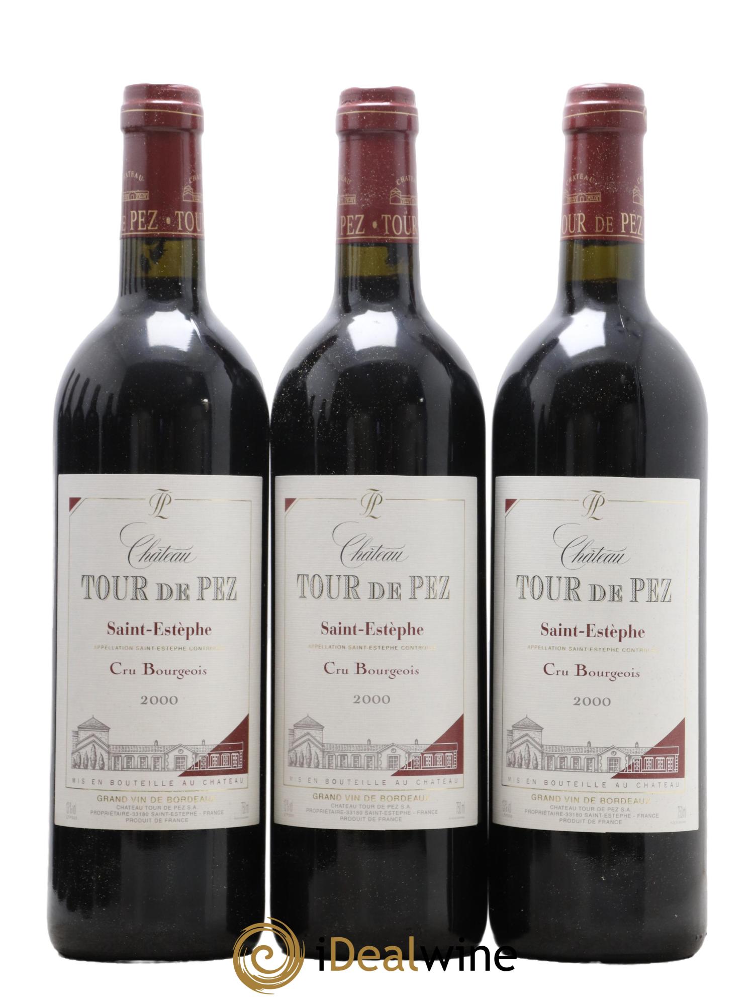 Château Tour de Pez Cru Bourgeois 2000 - Lot de 12 bouteilles - 2