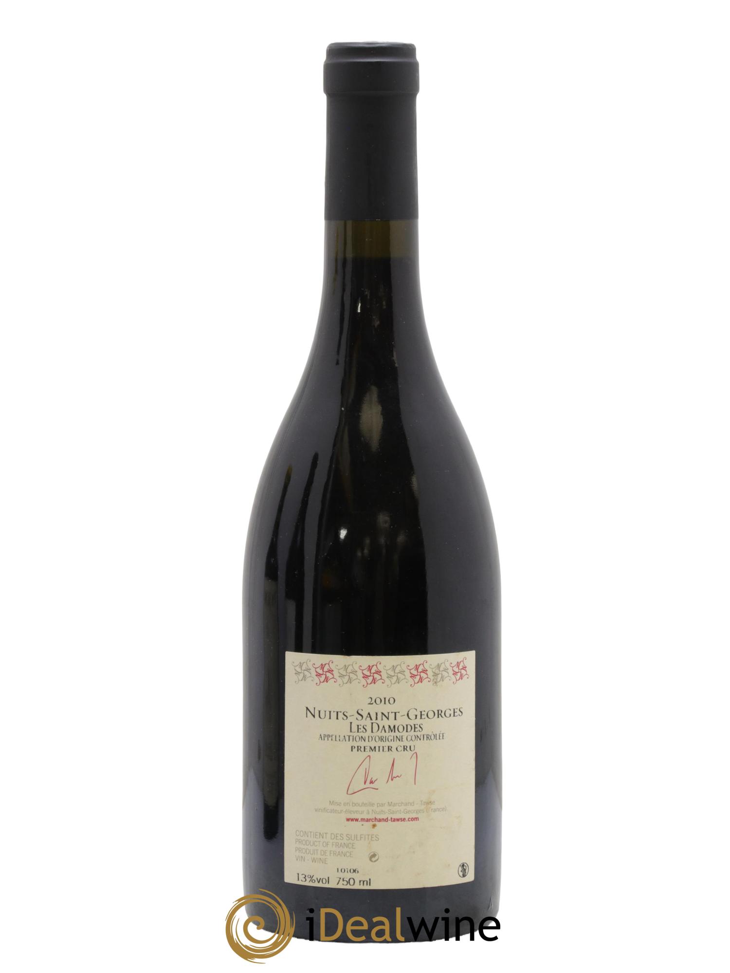 Nuits-Saint-Georges 1er Cru Les Damodes Pascal Marchand 2010 - Lot de 1 bouteille - 1